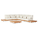 SUNS tuinmeubelen Loungeset Emar | groot | naturel kussens SUNS tuinmeubelen Loungeset Emar | groot | naturel kussens