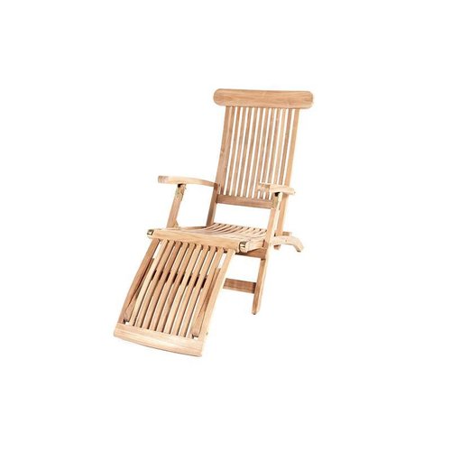 Garden Teak tuinmeubelen Teak Deckchair - Kingston Garden Teak tuinmeubelen Teak Deckchair - Kingston