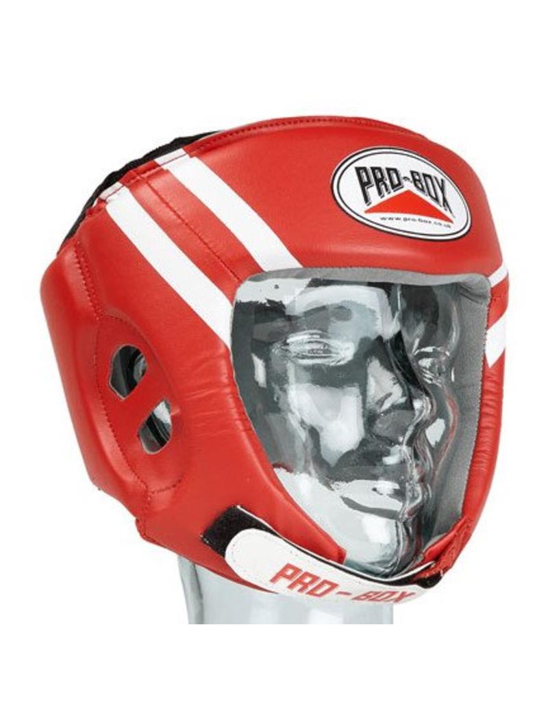 Red Pro Box Boxing Head Guard for Head Protection Enso Martial Arts