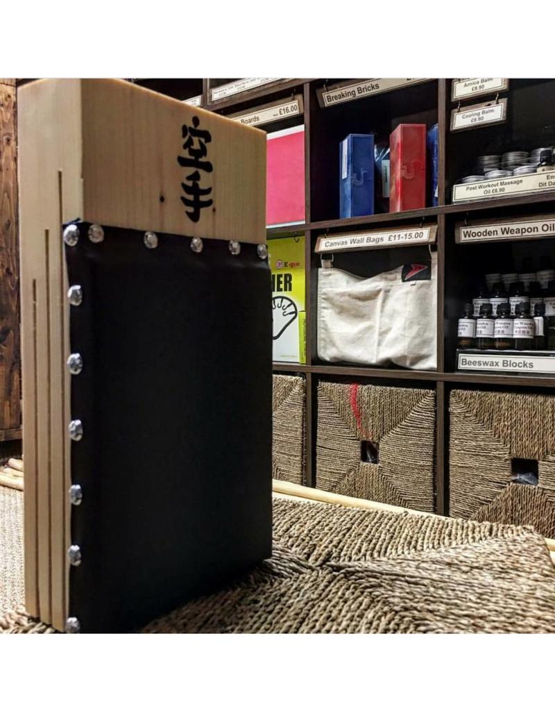 Leather Makiwara Board for hand conditioning in Martial Arts Enso