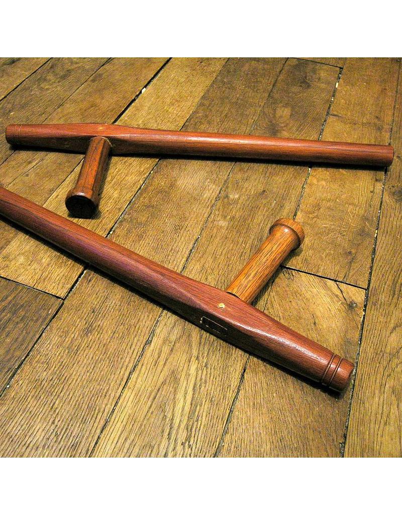 Red Oak Tonfa is a traditional Okinawan Wooden Weapon Enso Martial