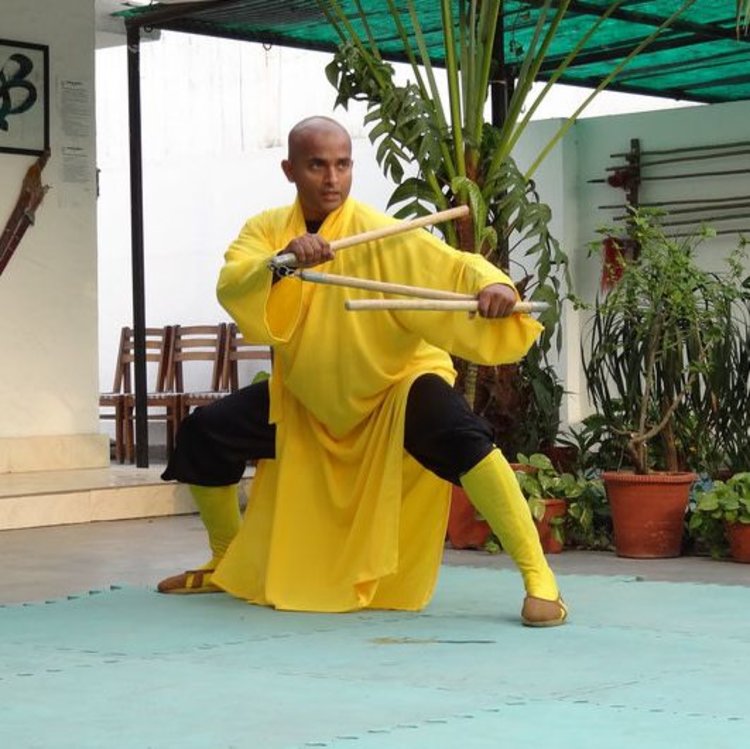 Three section Staff is made of traditional White Wax Wood Enso