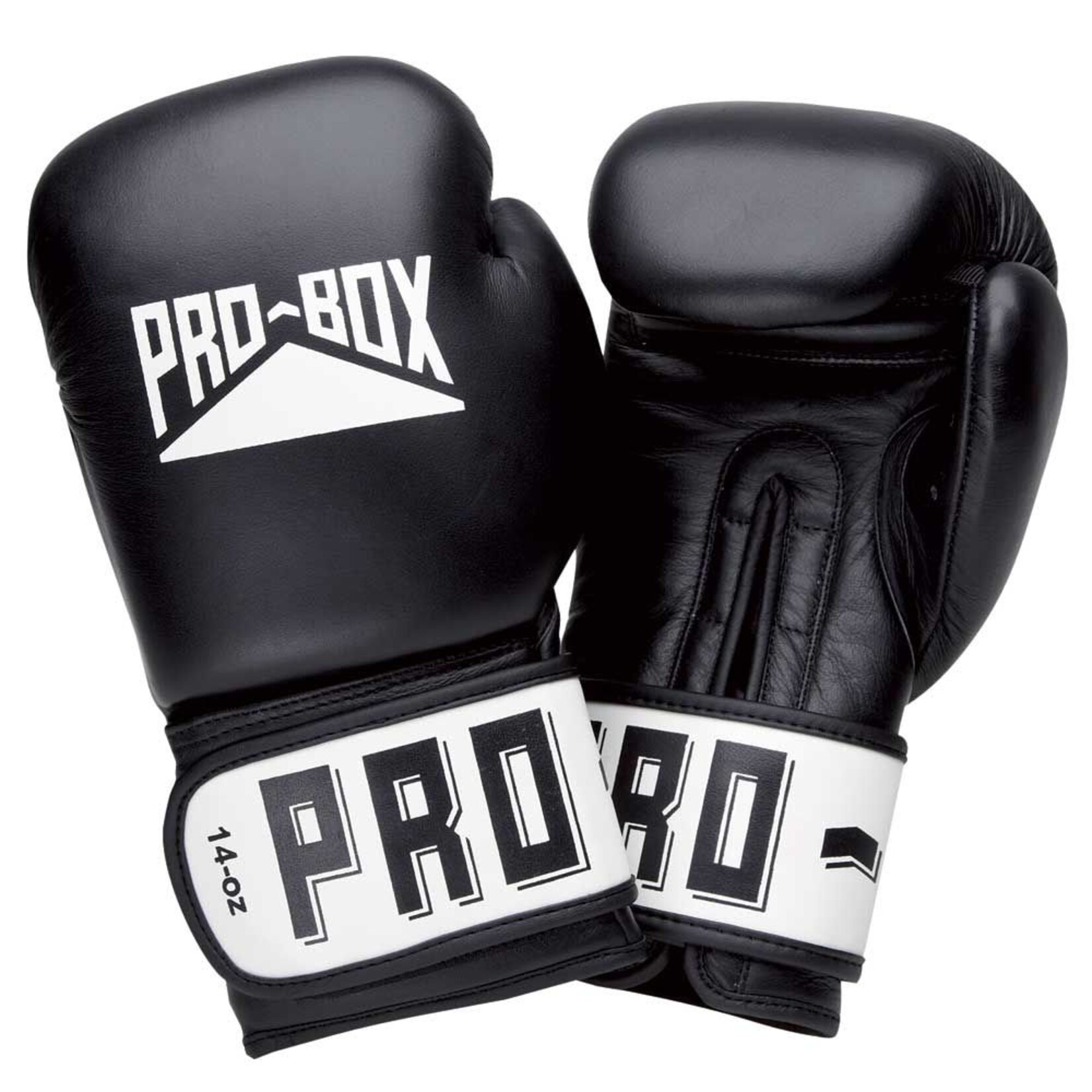 Probox Pro Box Black Leather Boxing Gloves