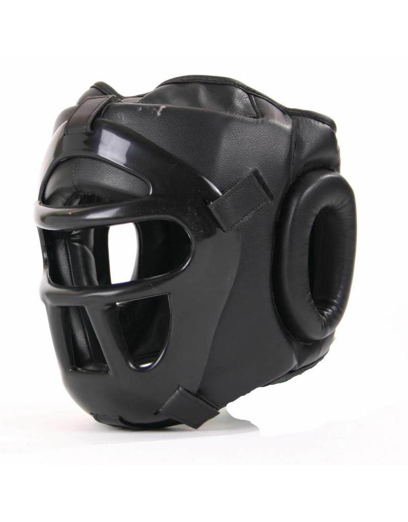 Full Face Boxing Head Guard with Plastic Removable Mask Enso Martial Arts Shop Bristol