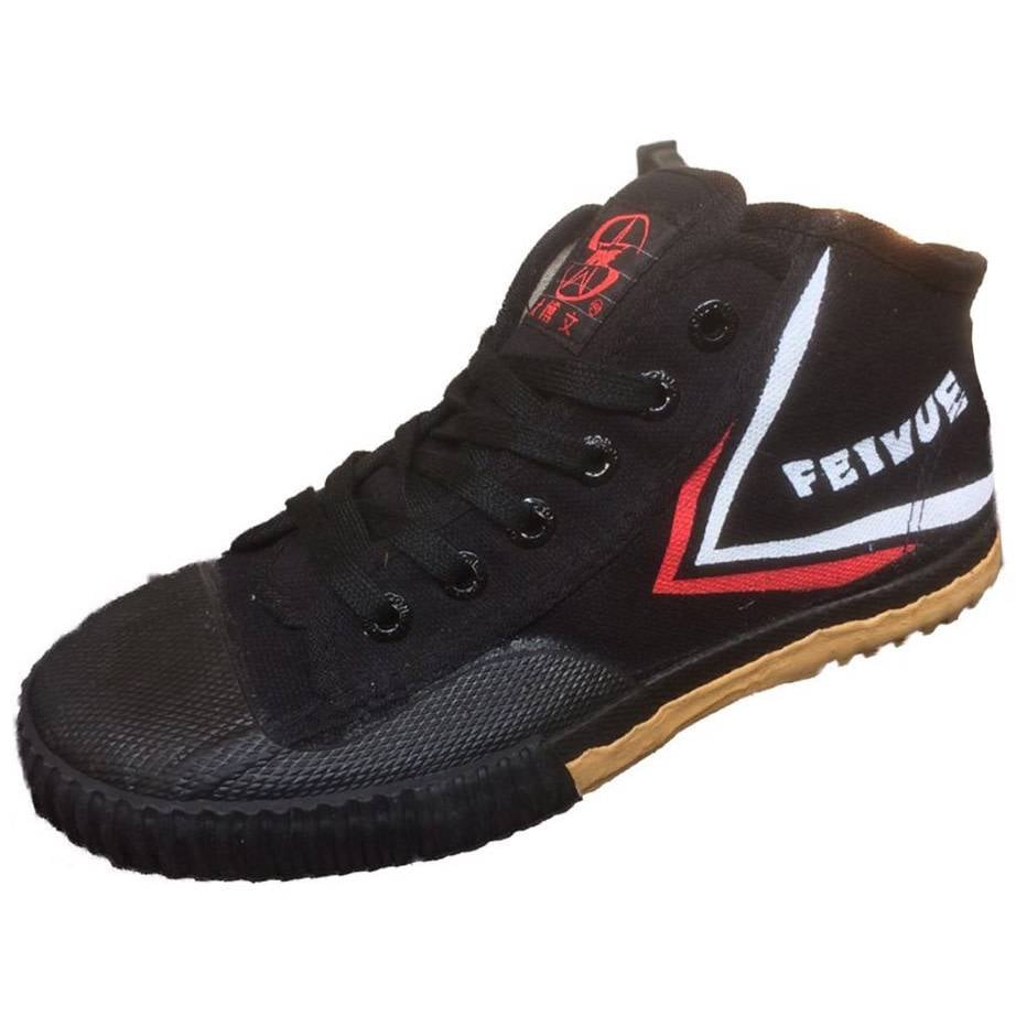 Feiyue black high top shoes for Kung Fu 