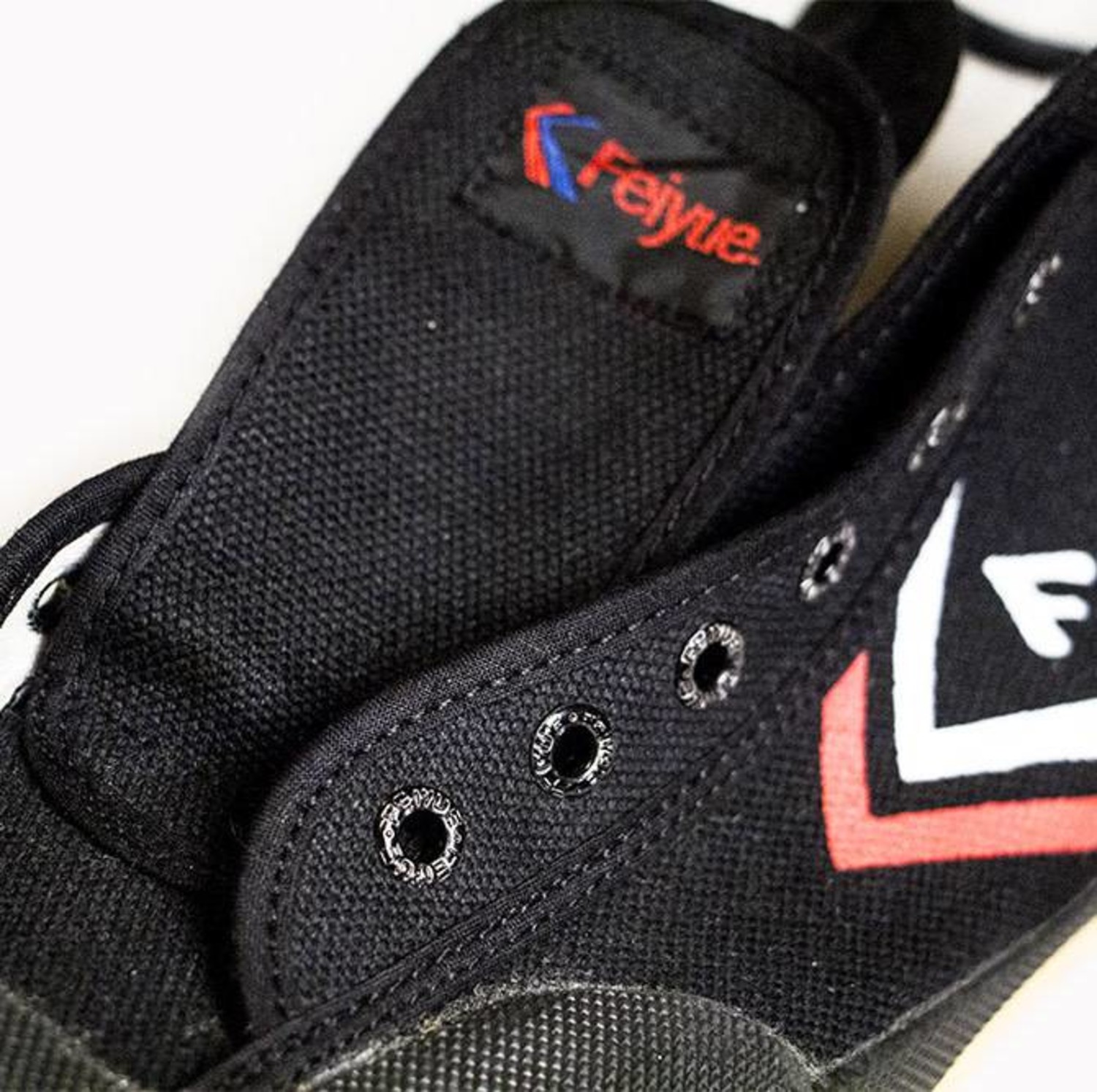 Feiyue Black High Top Shoes - Black 45 = 11