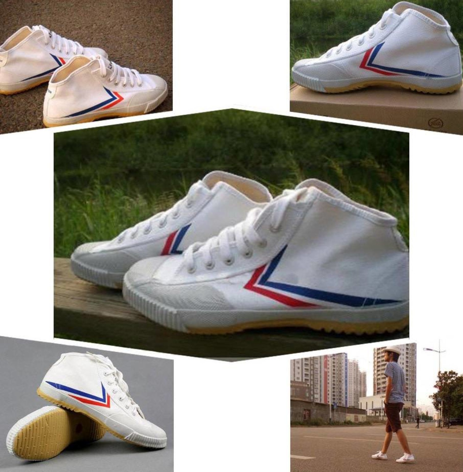 Kung Fu Shoes, Feiyue Kung Fu Shoes, White Parkour Shoes @
