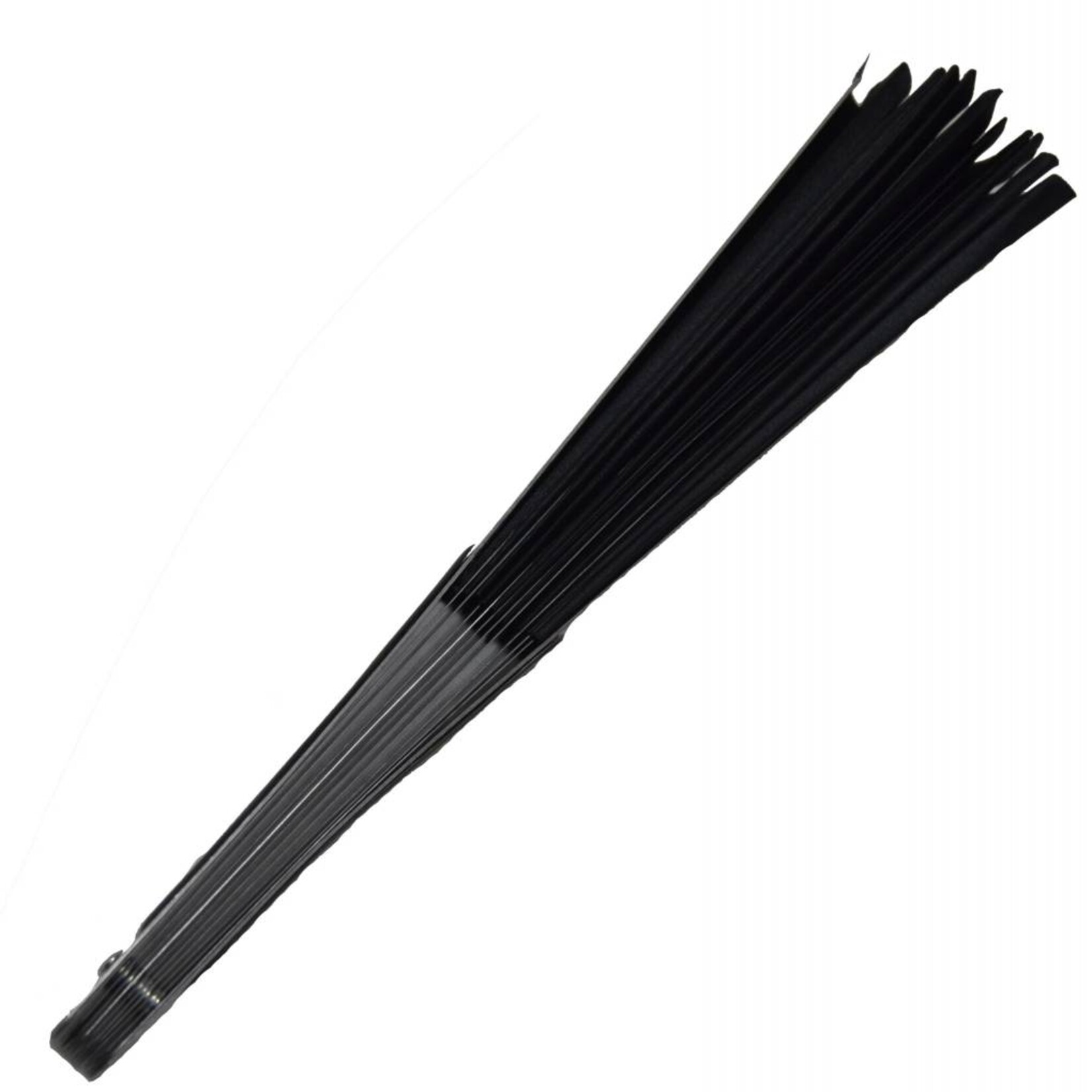 Enso Martial Arts Shop Black Metal Tai Chi Fan
