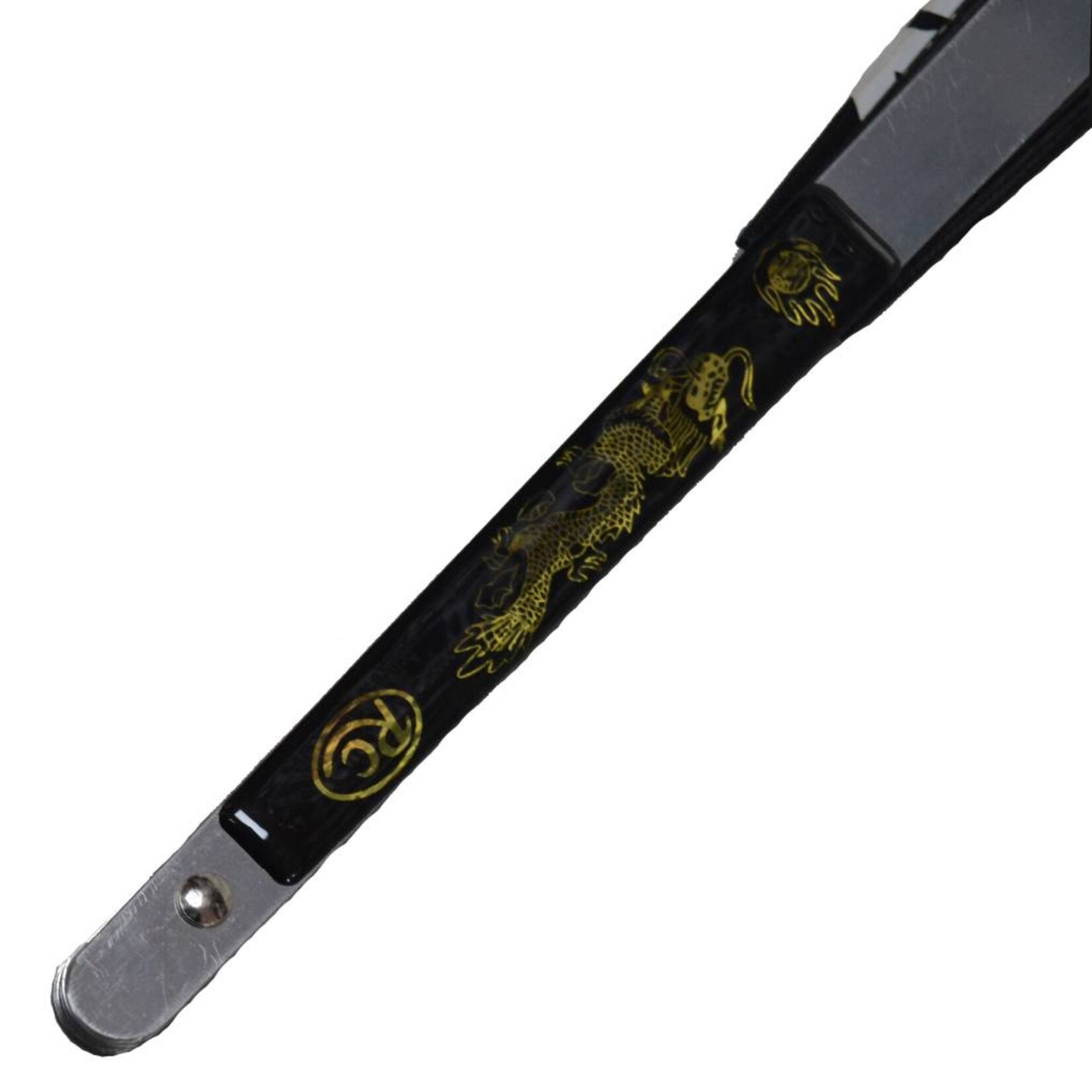 Enso Martial Arts Shop Black Metal Tai Chi Fan