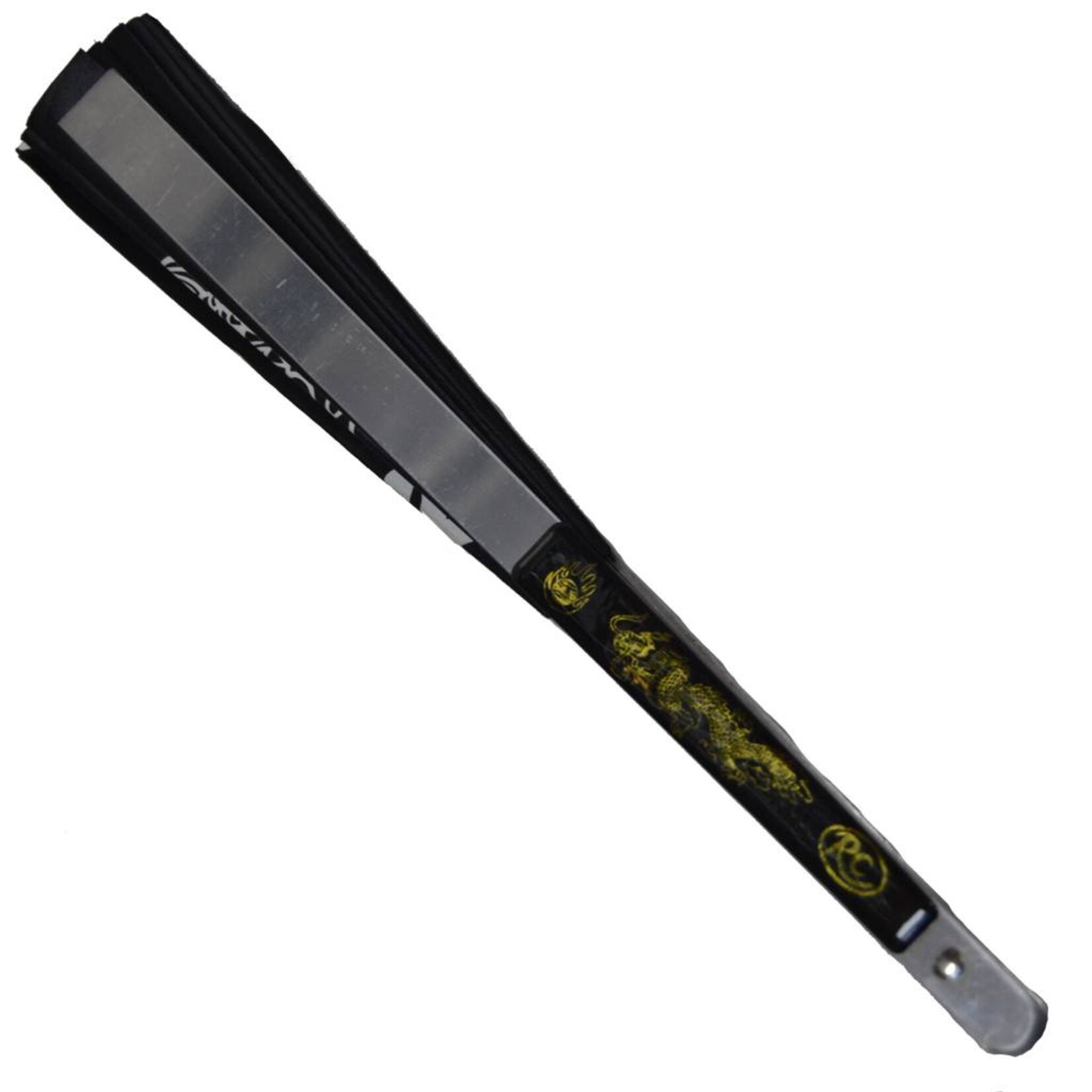 Enso Martial Arts Shop Black Metal Tai Chi Fan