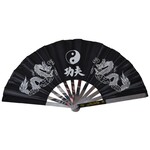 Enso Martial Arts Shop Black Metal Tai Chi Fan