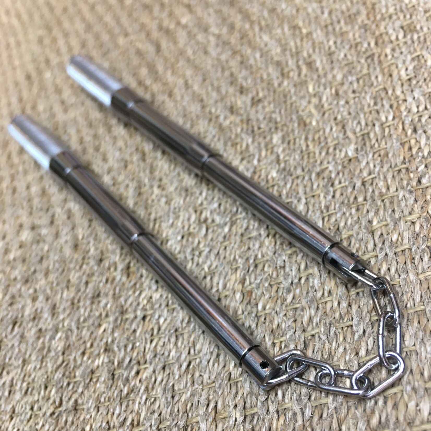 Chrome Telescopic Nunchaku