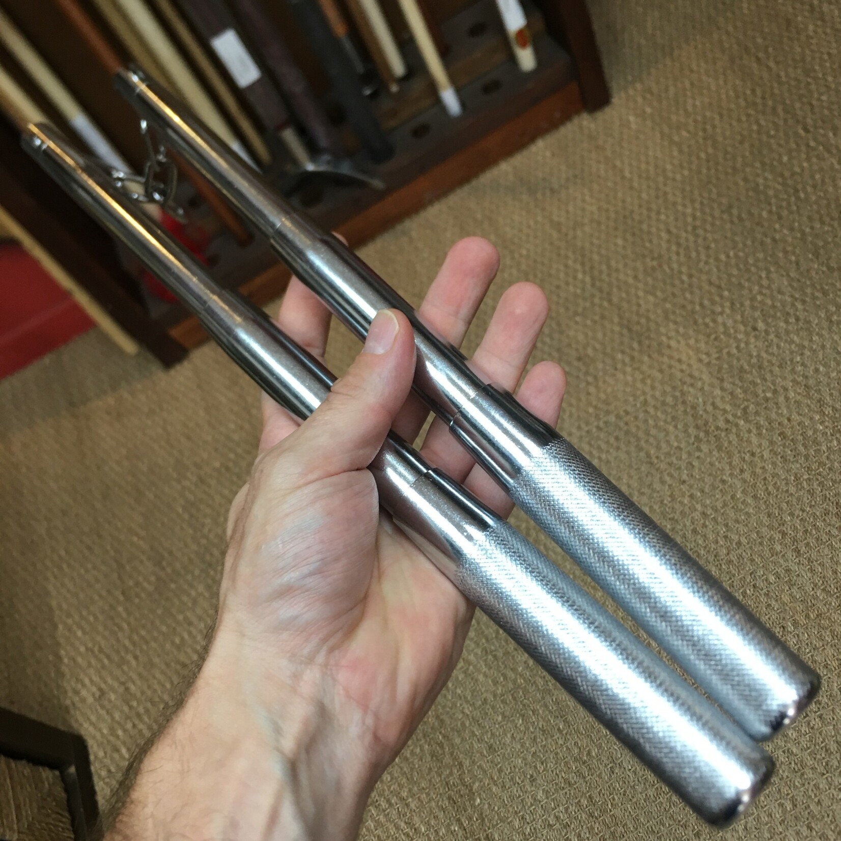 Chrome Telescopic Nunchaku
