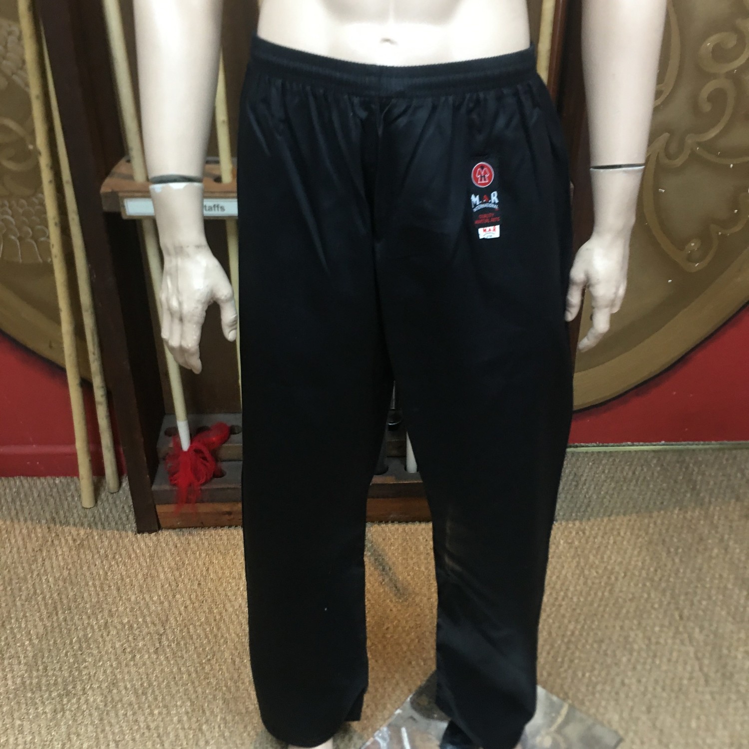 Black Karate Trousers are great for training Martial Arts Enso
