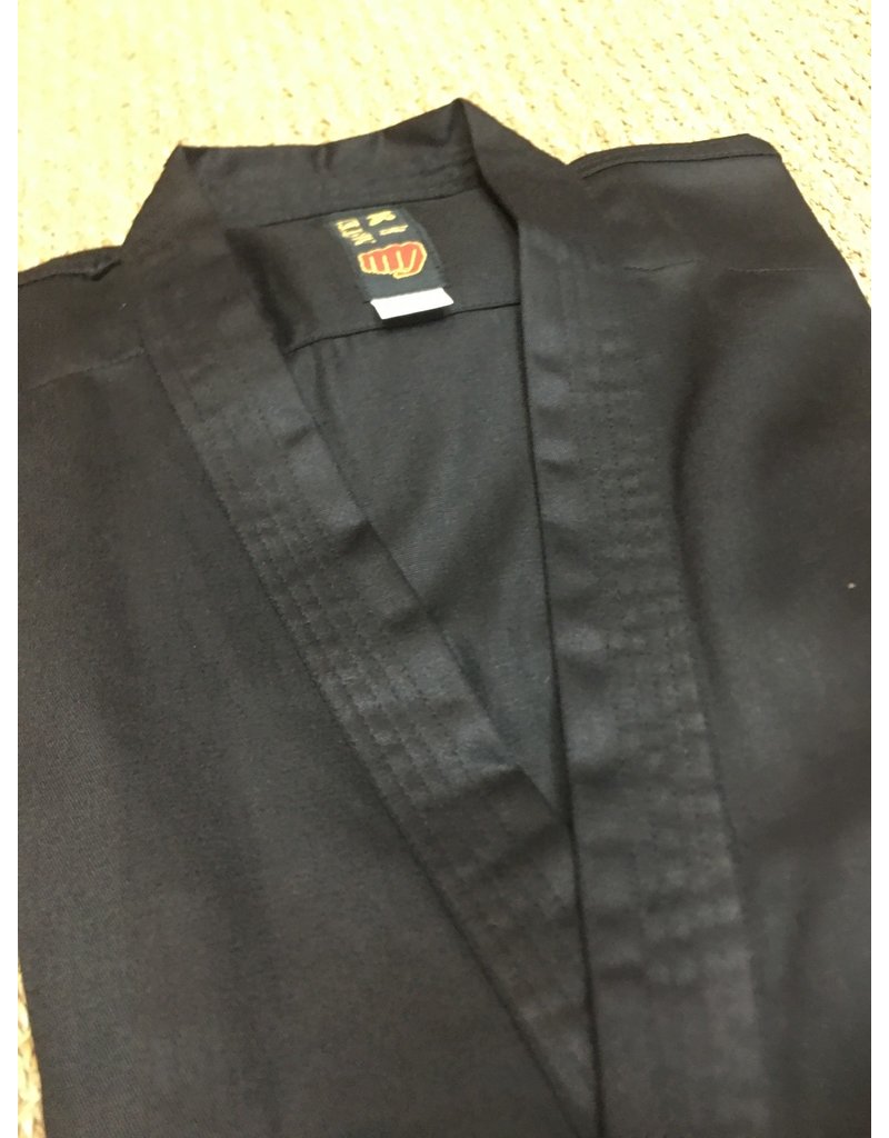 Black Karate Gi for sale for Ninjutsu and Karate schools - Enso Martial ...