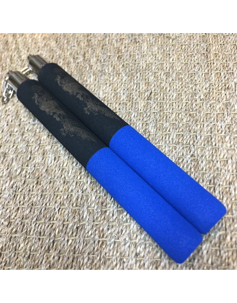 Black Blue foam Nunchaku will occupy your kids all day Enso Martial