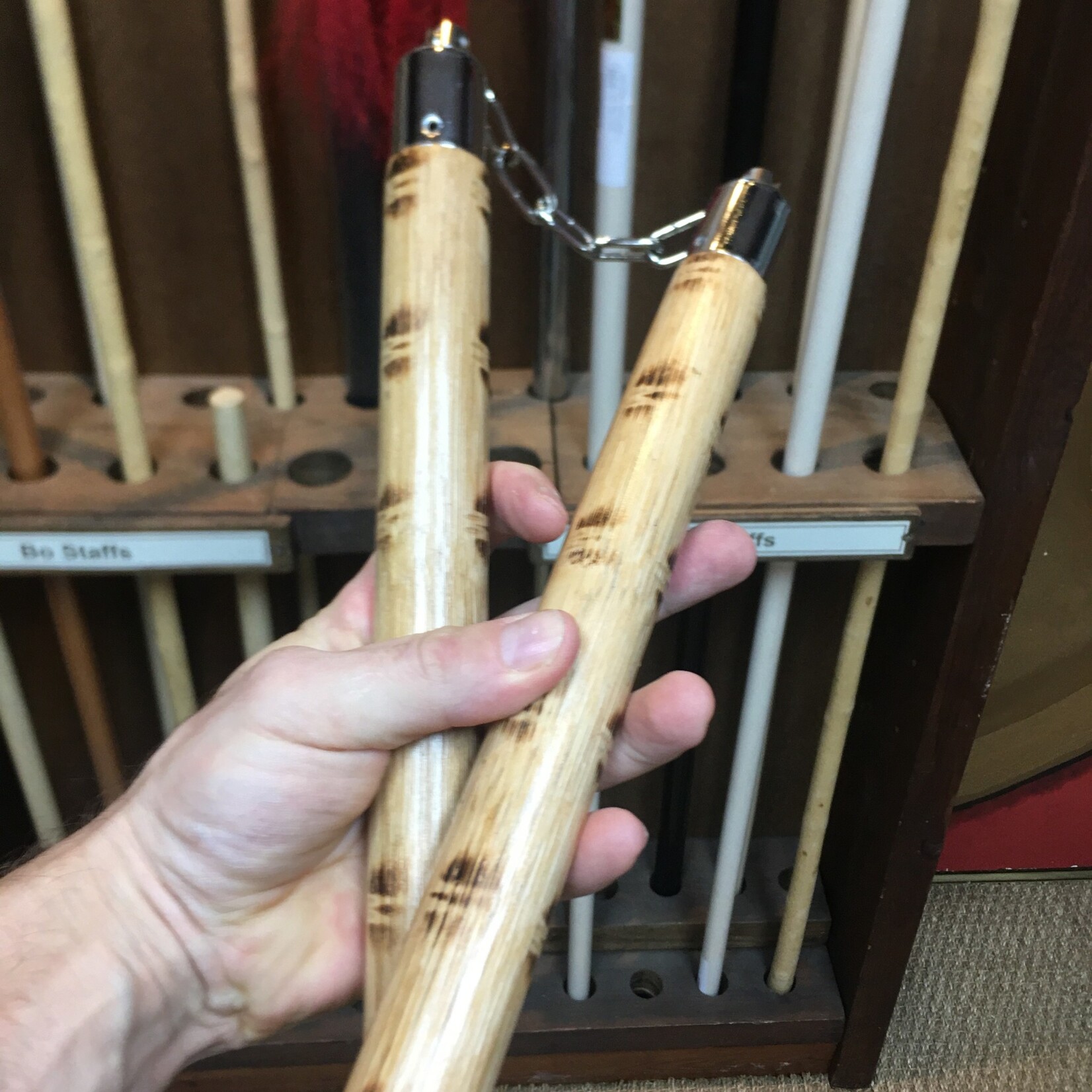 Rattan Nunchaku