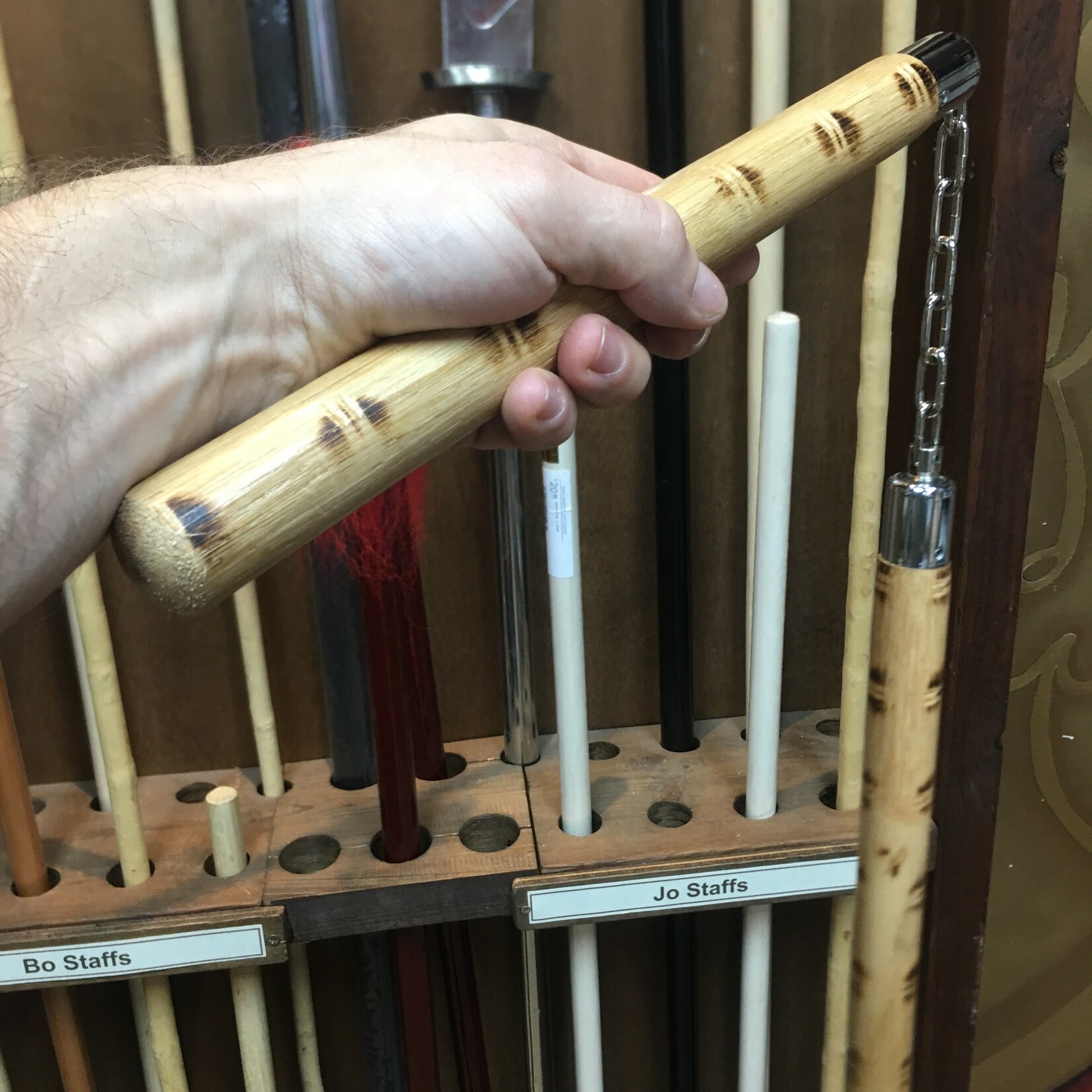 Rattan Nunchaku