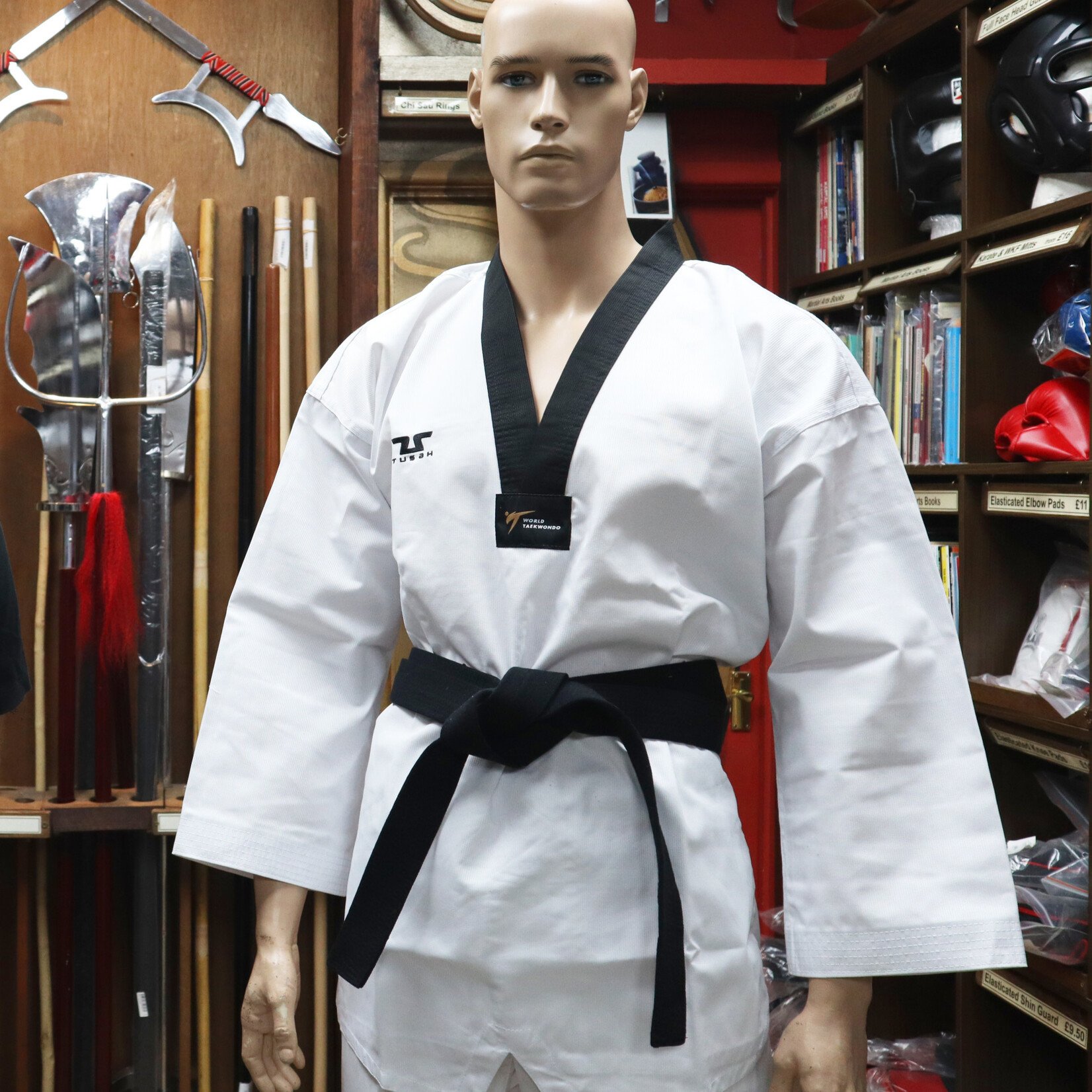Tusah Tusah  WT Approved Dobok Black Collar