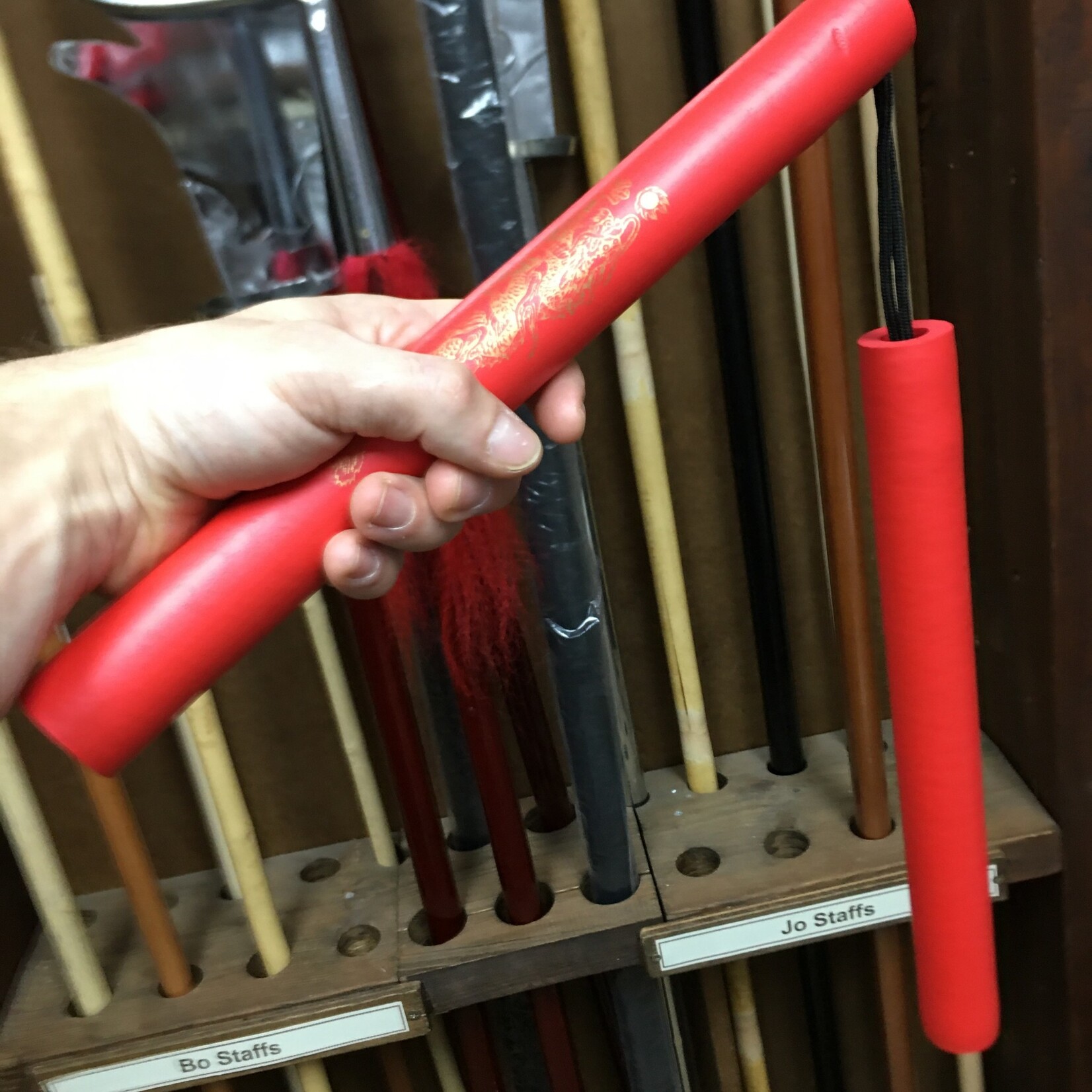 Enso Martial Arts Shop Red Foam Nunchaku