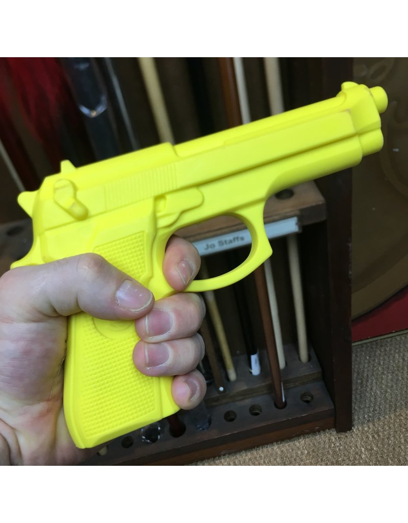 Rubber Training Gun Yellow for self defence training Enso Martial