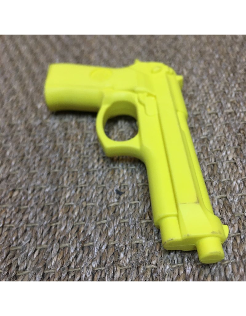 Rubber Training Gun Yellow for self defence training Enso Martial