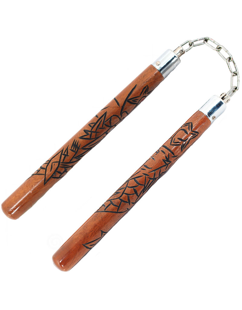 Carved Dragon Nunchaku are great looking and practial too Enso
