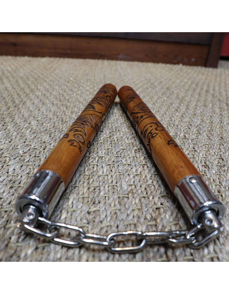 Carved Dragon Nunchaku are great looking and practial too Enso