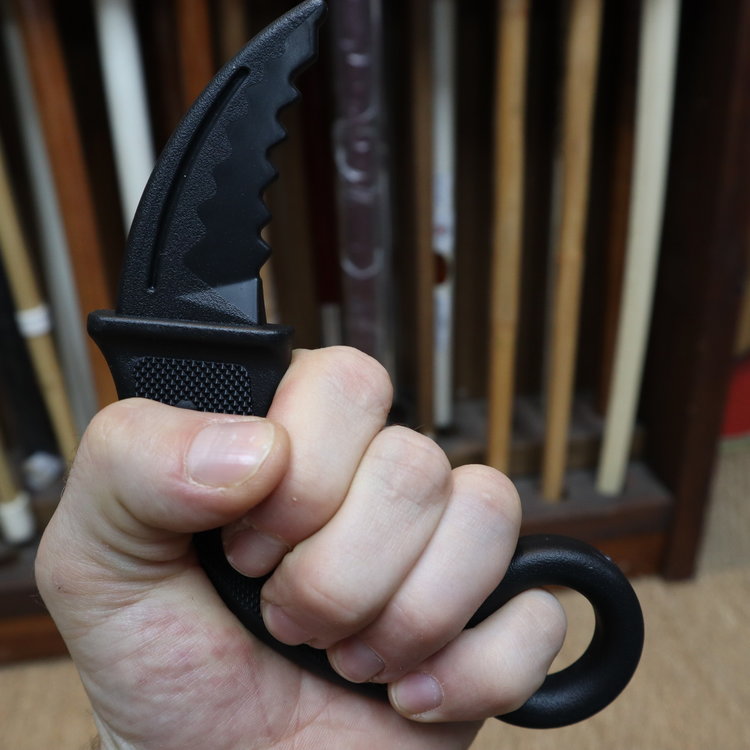 Plastic Karambit Knife is a super safe training knife for Self Defence