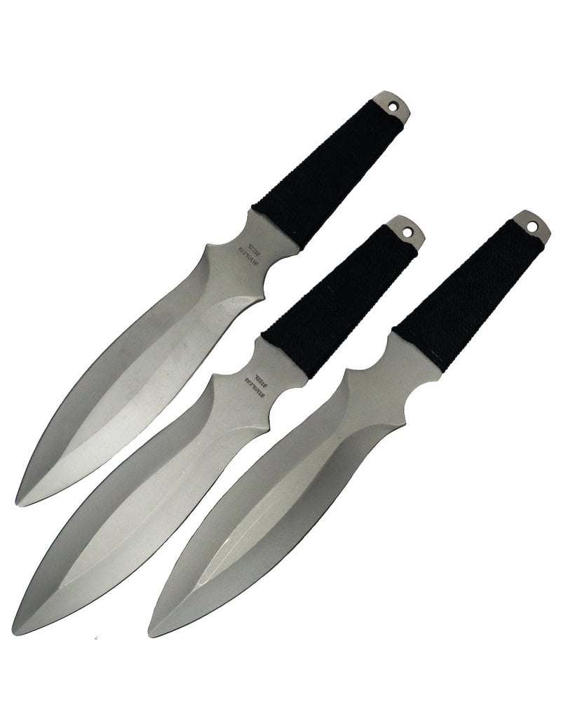 Practice Throwing Knives For Martial Arts Made From Stainless Steel Enso Martial Arts Shop Bristol