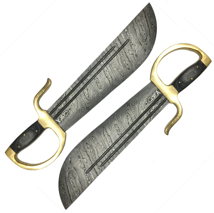 Damascus Wing Chun Butterfly Knives are incredibly beautiful! Enso