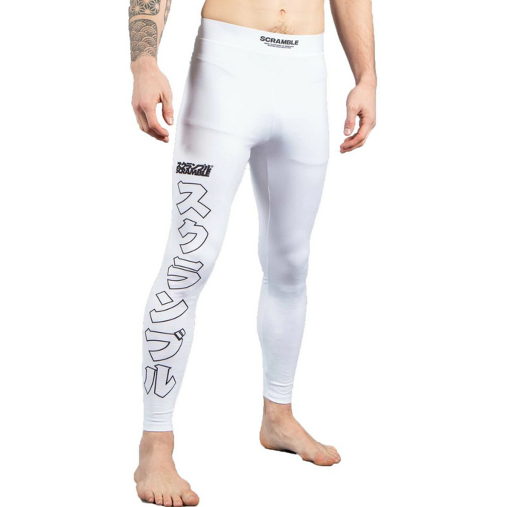 Scramble Scramble White BJJ SPATS