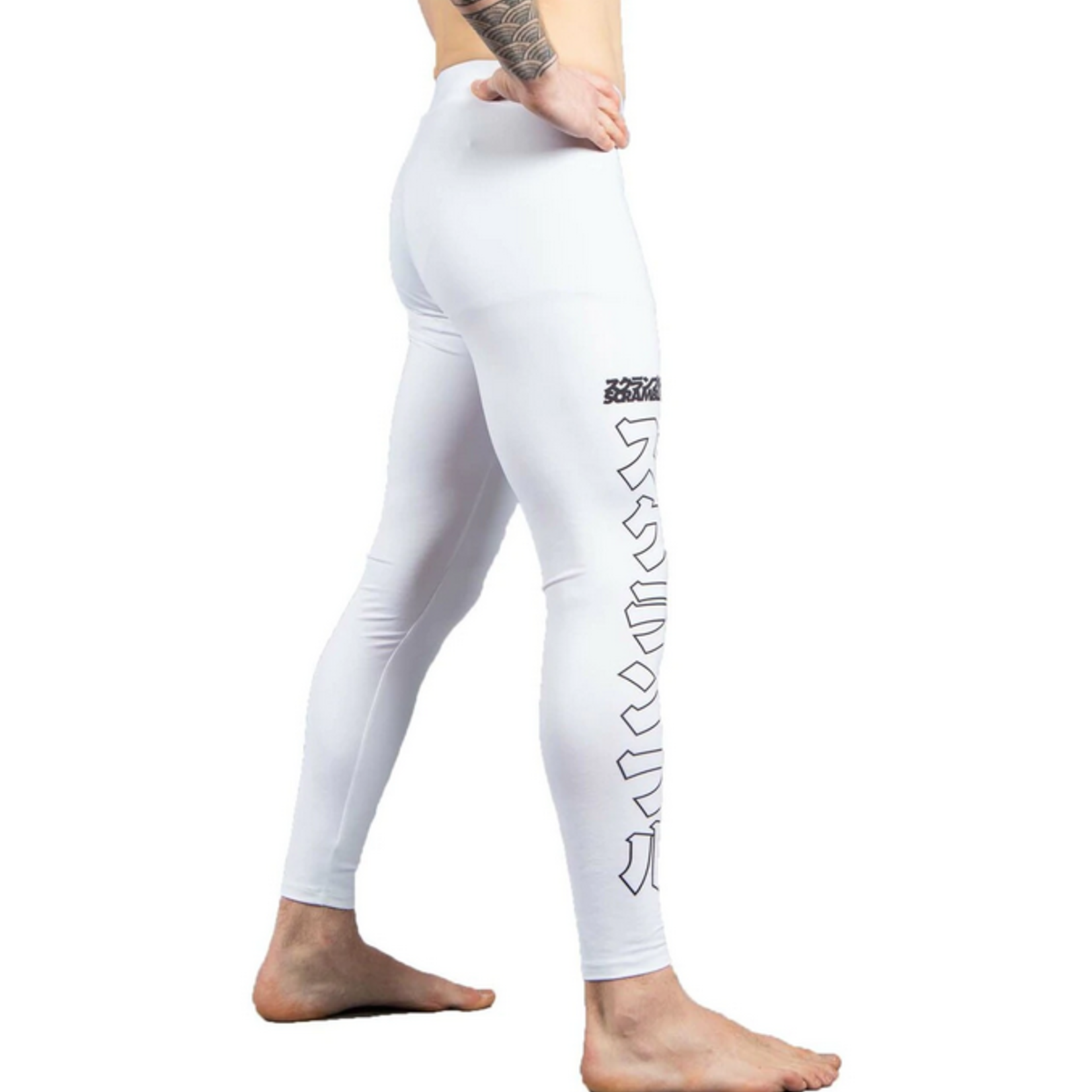 Scramble Scramble White BJJ SPATS