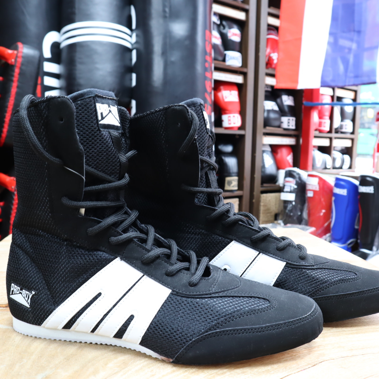Pro Box Junior Boxing Boots Kids Boys Girls Gym Training Sparring Shoes Boots 