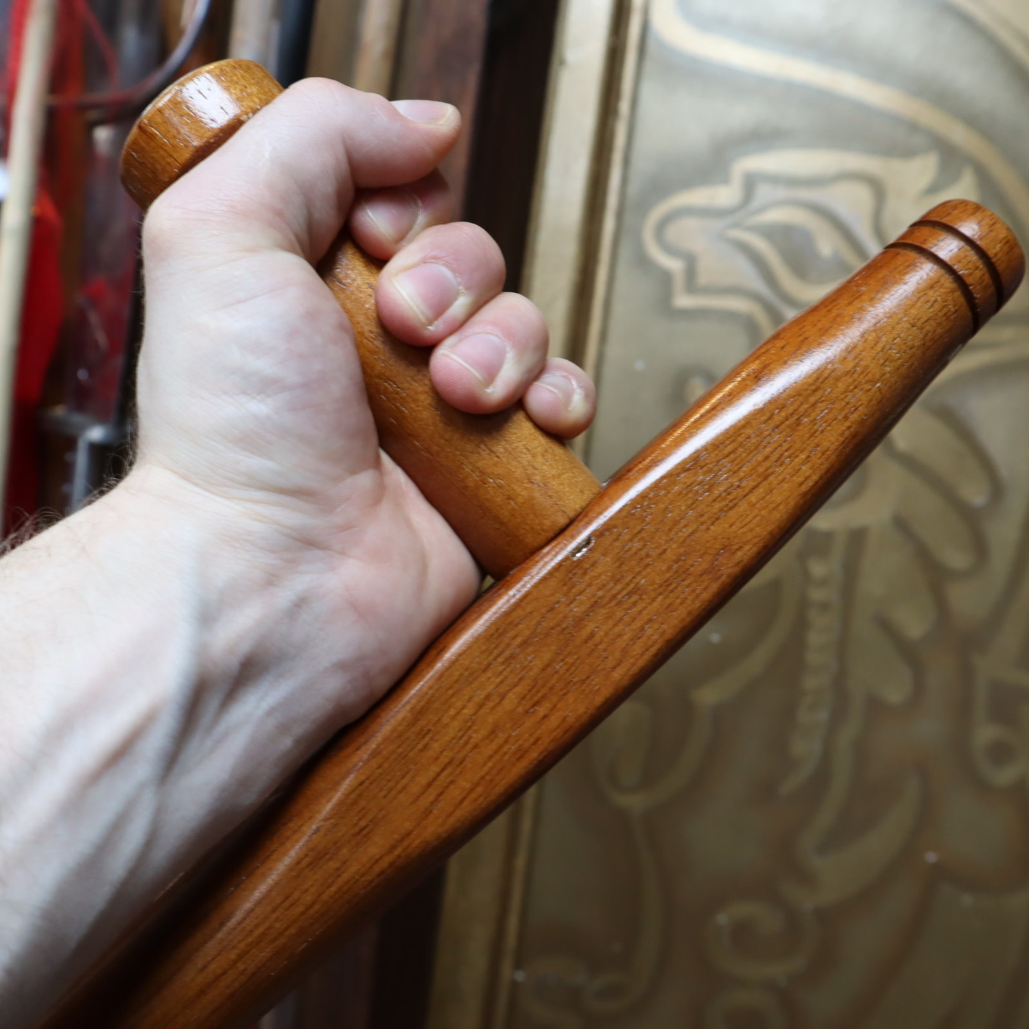 Red Oak Tonfa Is A Traditional Okinawan Wooden Weapon Enso Martial Arts Shop Bristol 9113
