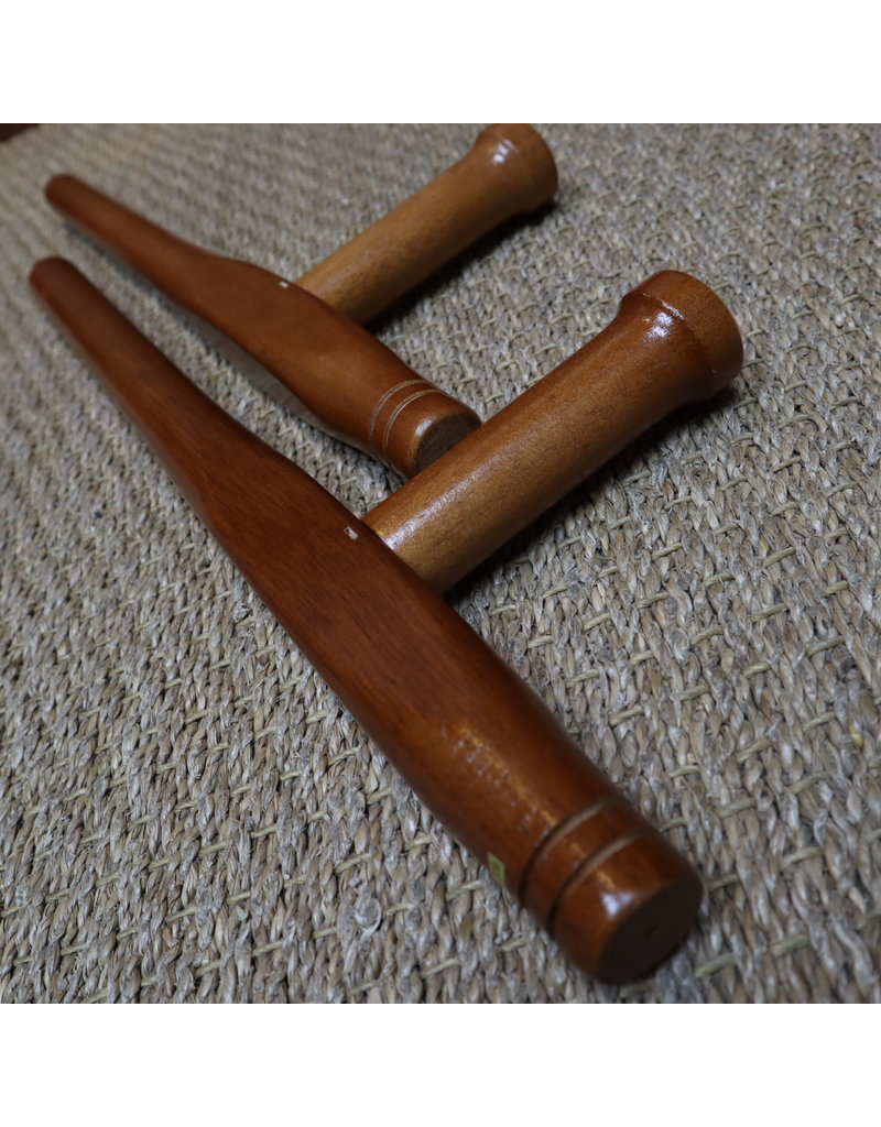 Red Oak Tonfa is a traditional Okinawan Wooden Weapon Enso Martial