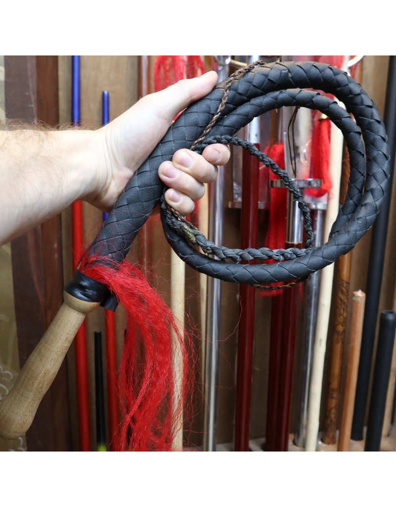 Shaolin Leather Whip for Chinese Kung Fu Styles inc. Shaolin Enso