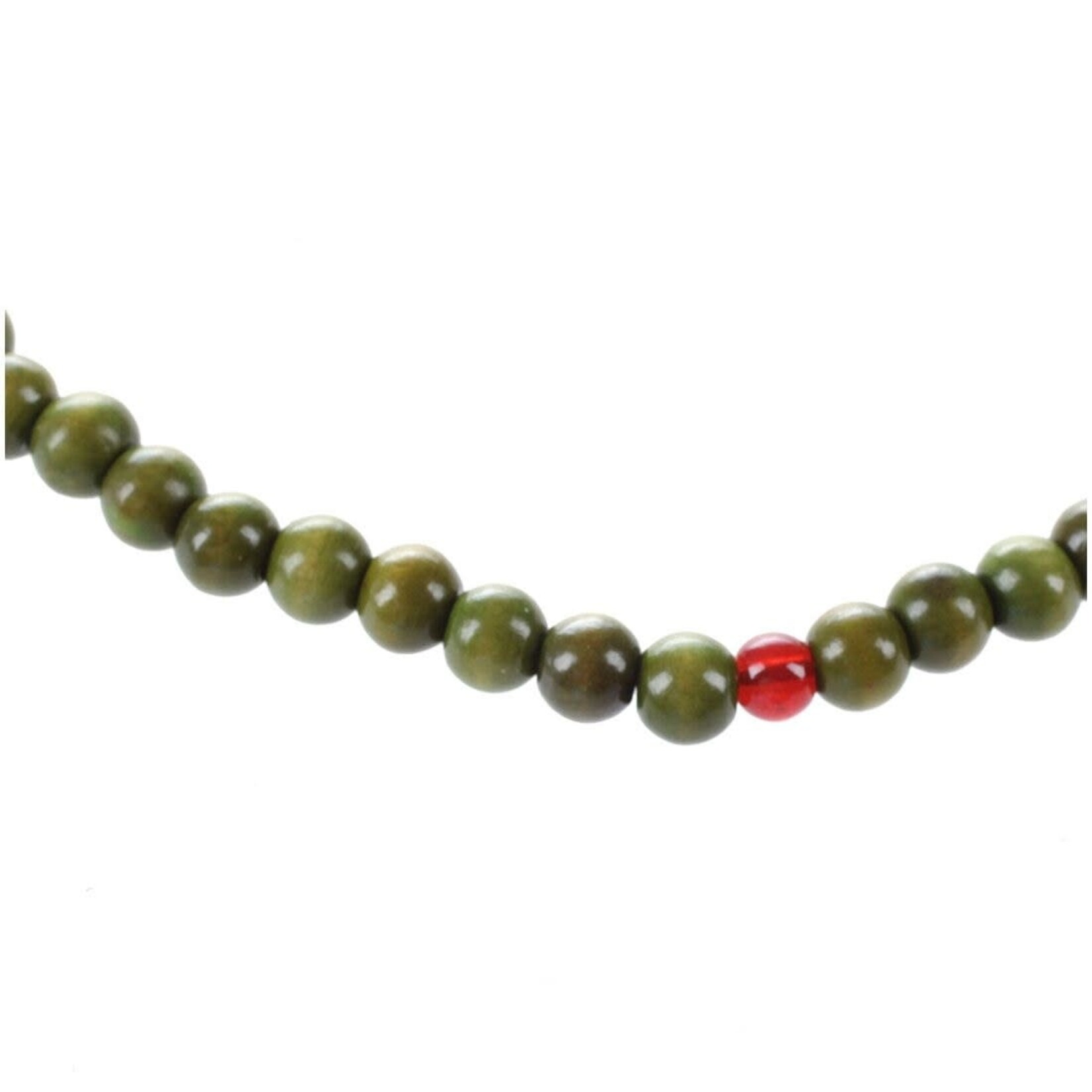 Enso Martial Arts Shop Green Buddhist Mala Beads Bracelet