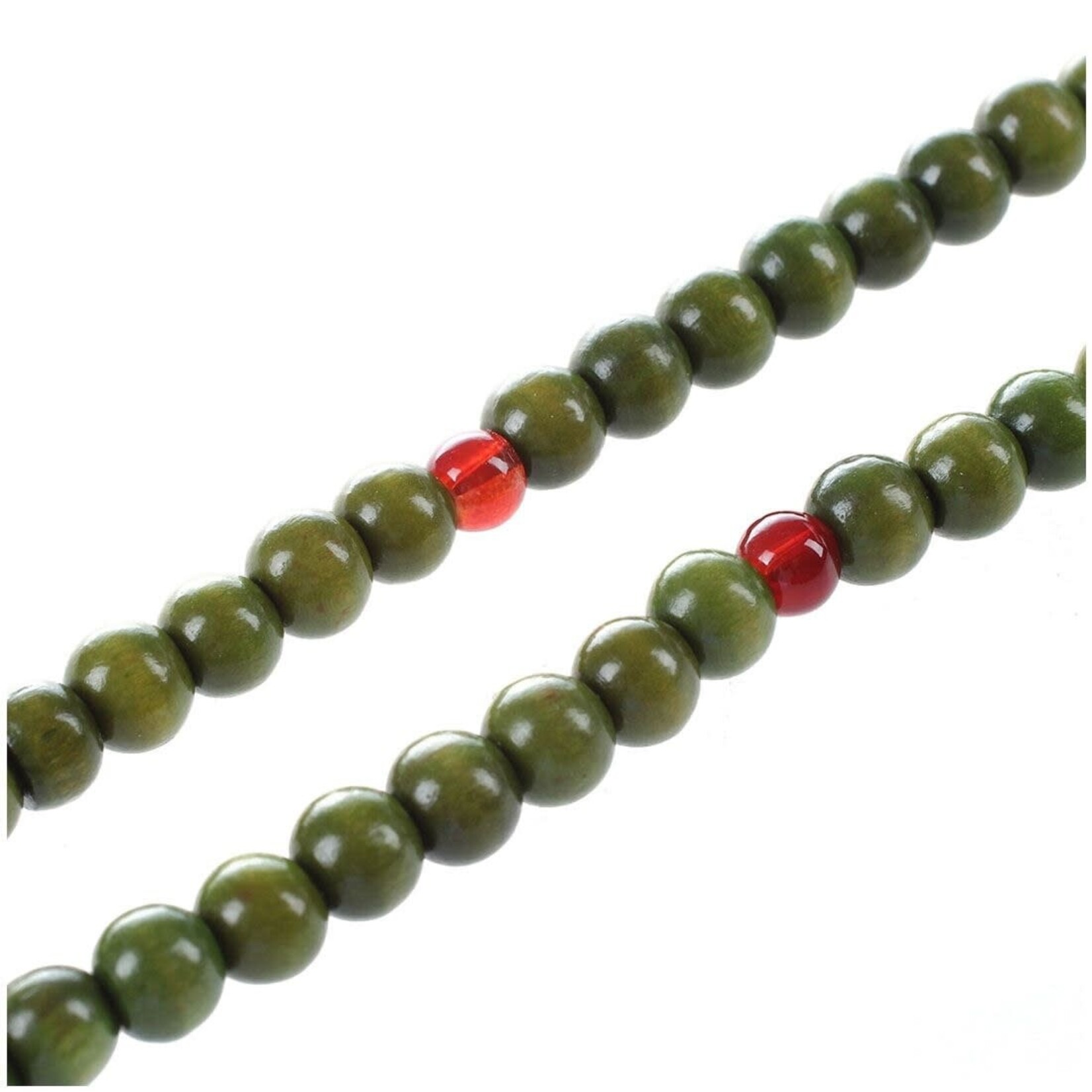 Enso Martial Arts Shop Green Buddhist Mala Beads Bracelet