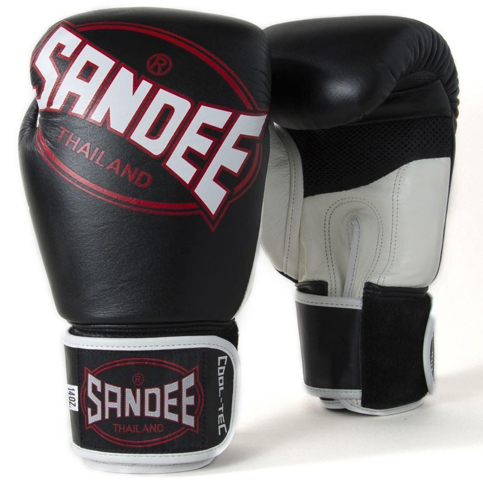Sandee Sandee Boxing Gloves Cool Tec Black & White