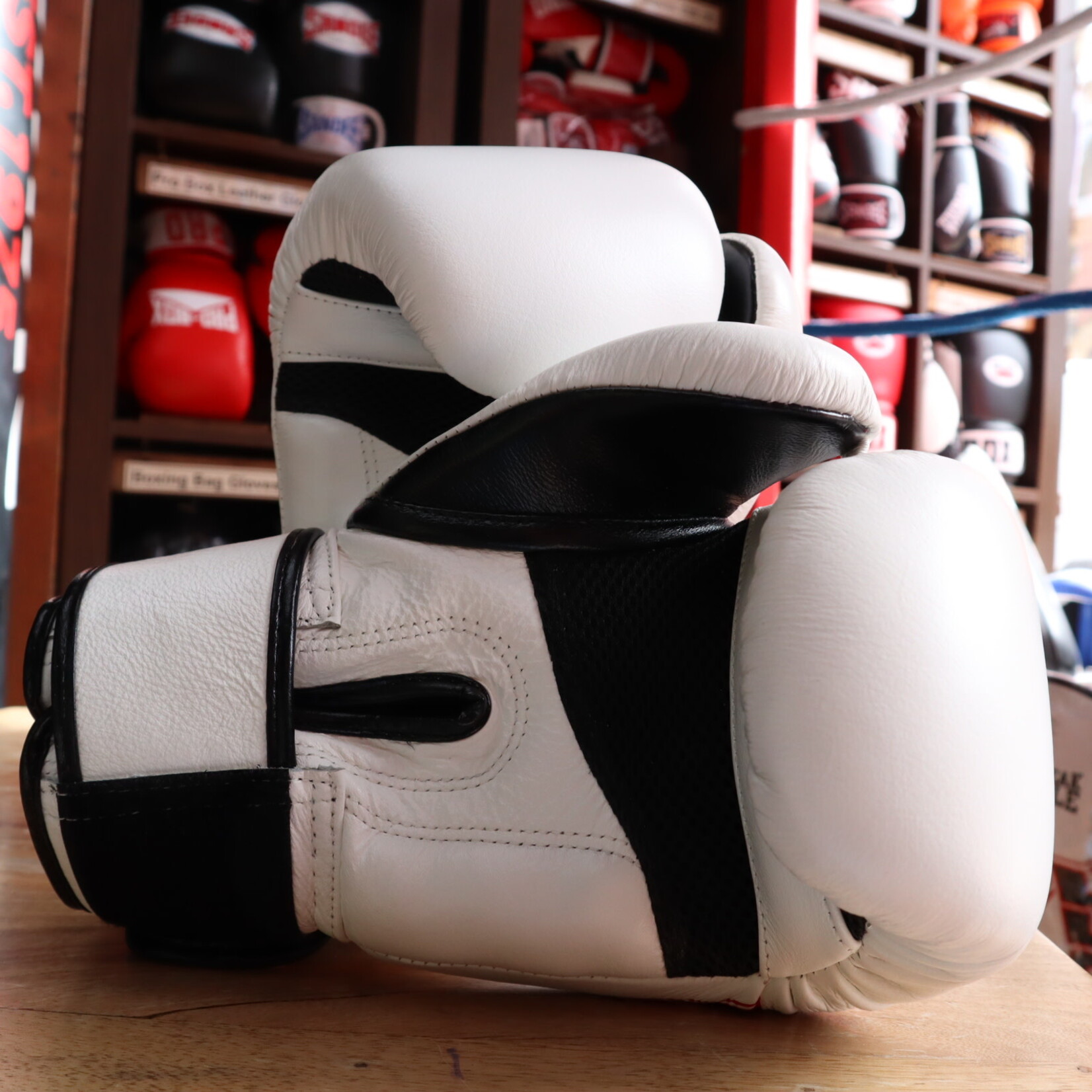 Sandee Sandee Boxing Gloves Cool Tec White & Black