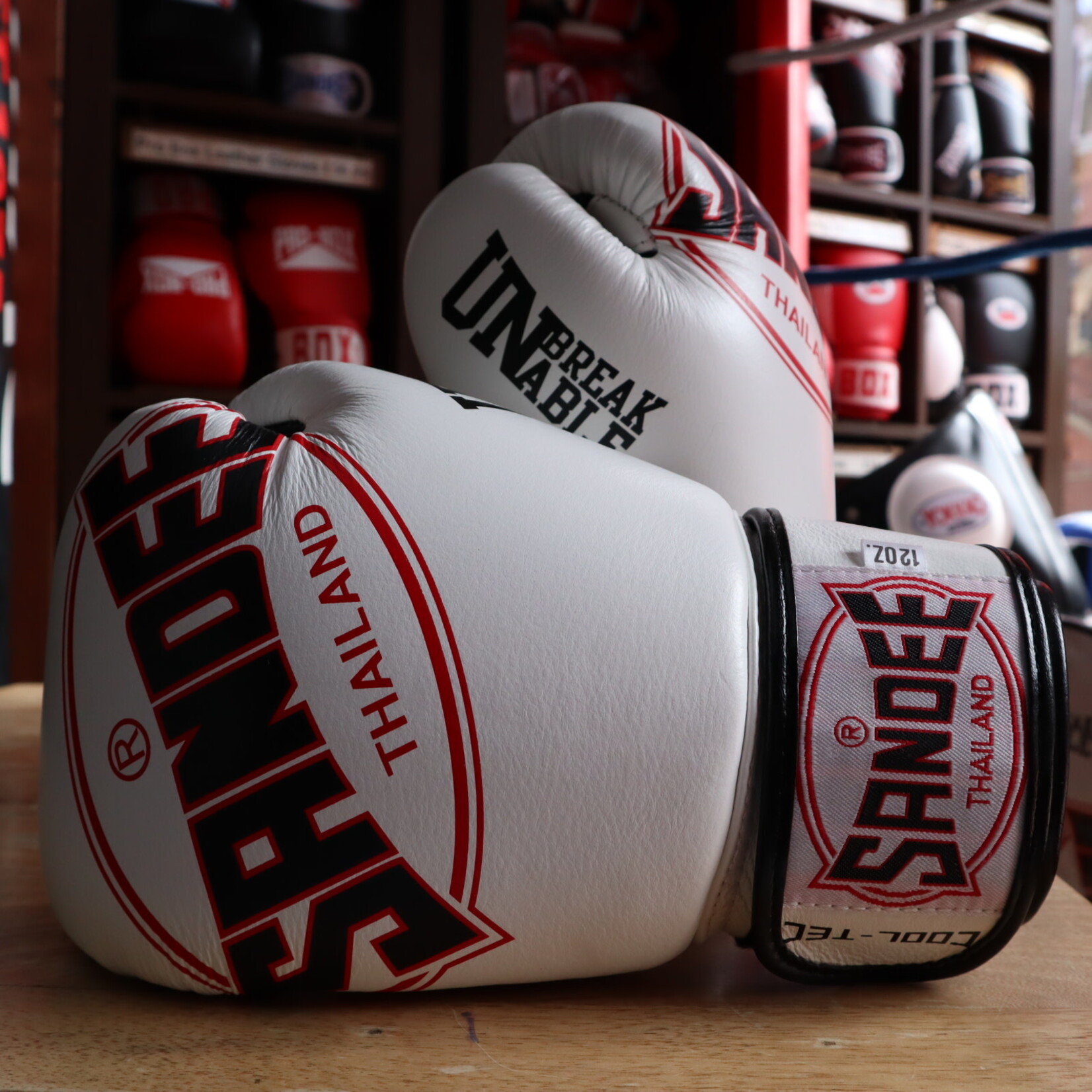 Sandee Sandee Boxing Gloves Cool Tec White & Black