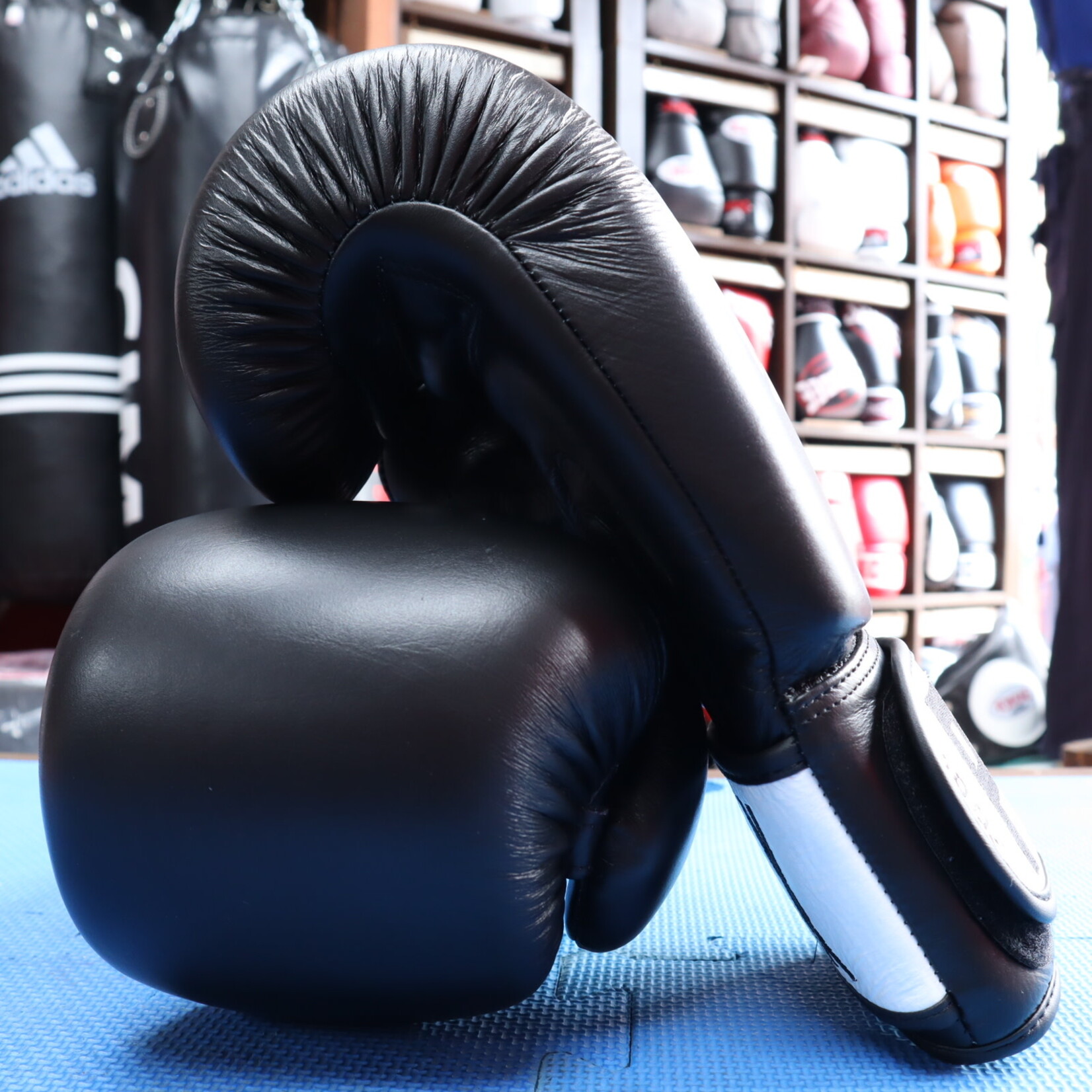 Probox Pro Box Black Leather Boxing Gloves