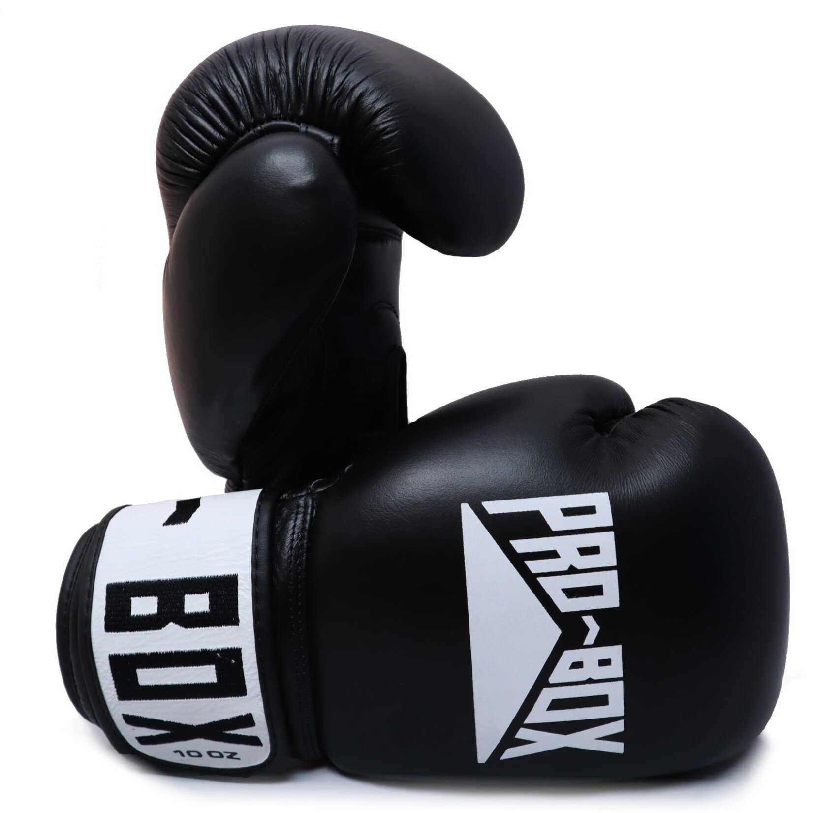 Probox Pro Box Black Leather Boxing Gloves