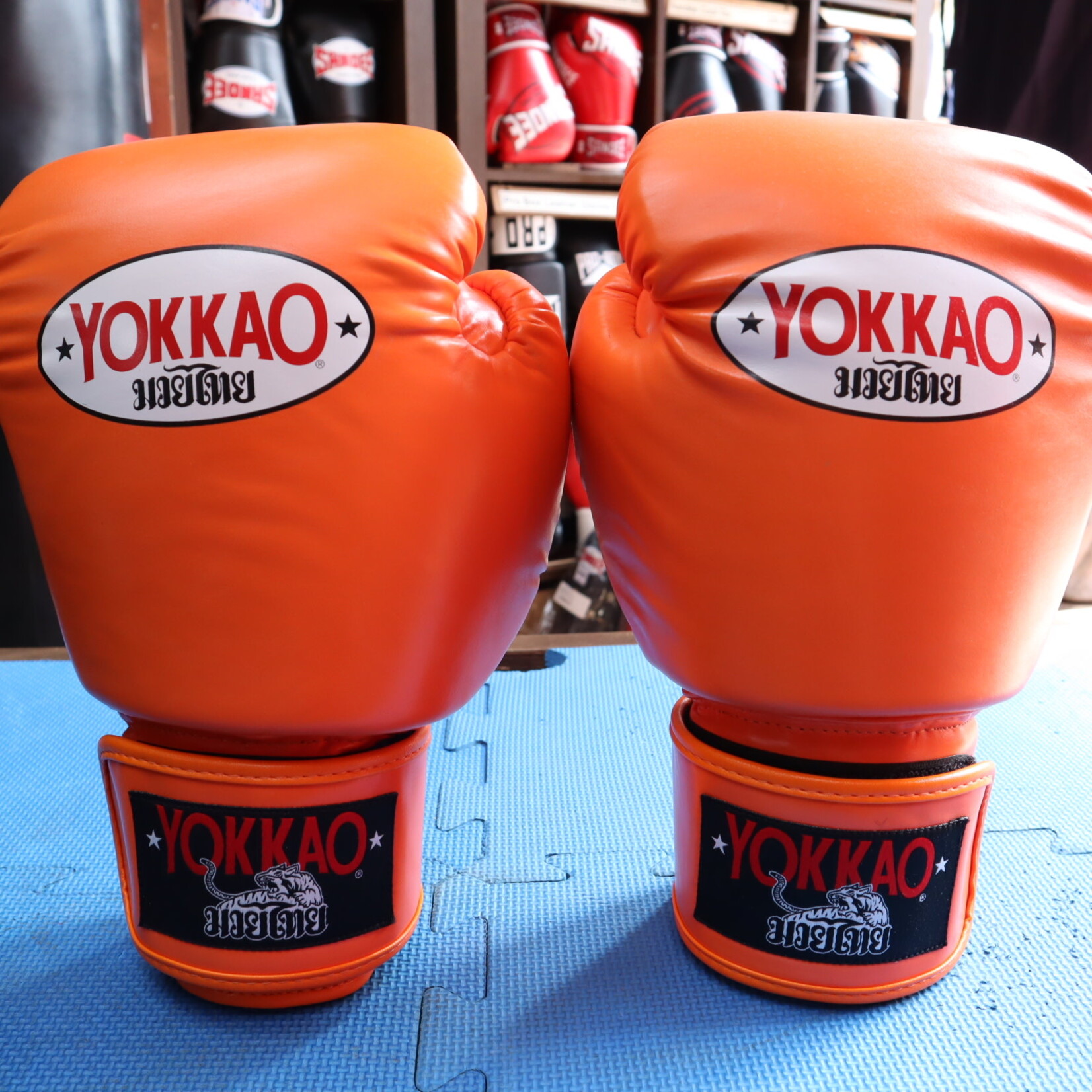Yokkao Boxing Gloves Orange - Enso Martial Arts Shop Bristol Yokkao Boxing Gloves Orange - Enso Martial Arts Shop Bristol