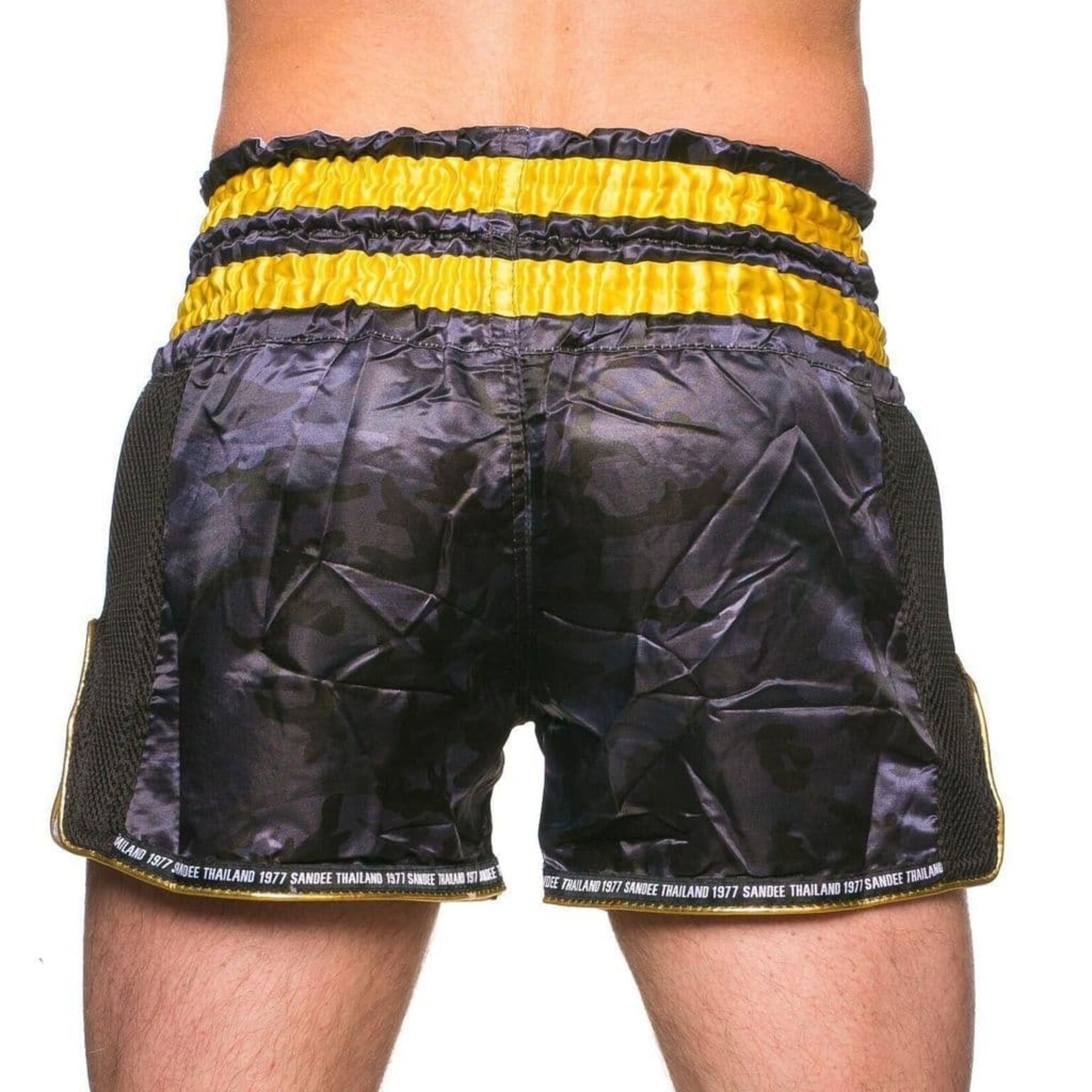 Sandee Sandee Thai Shorts Supernatural Black & Gold