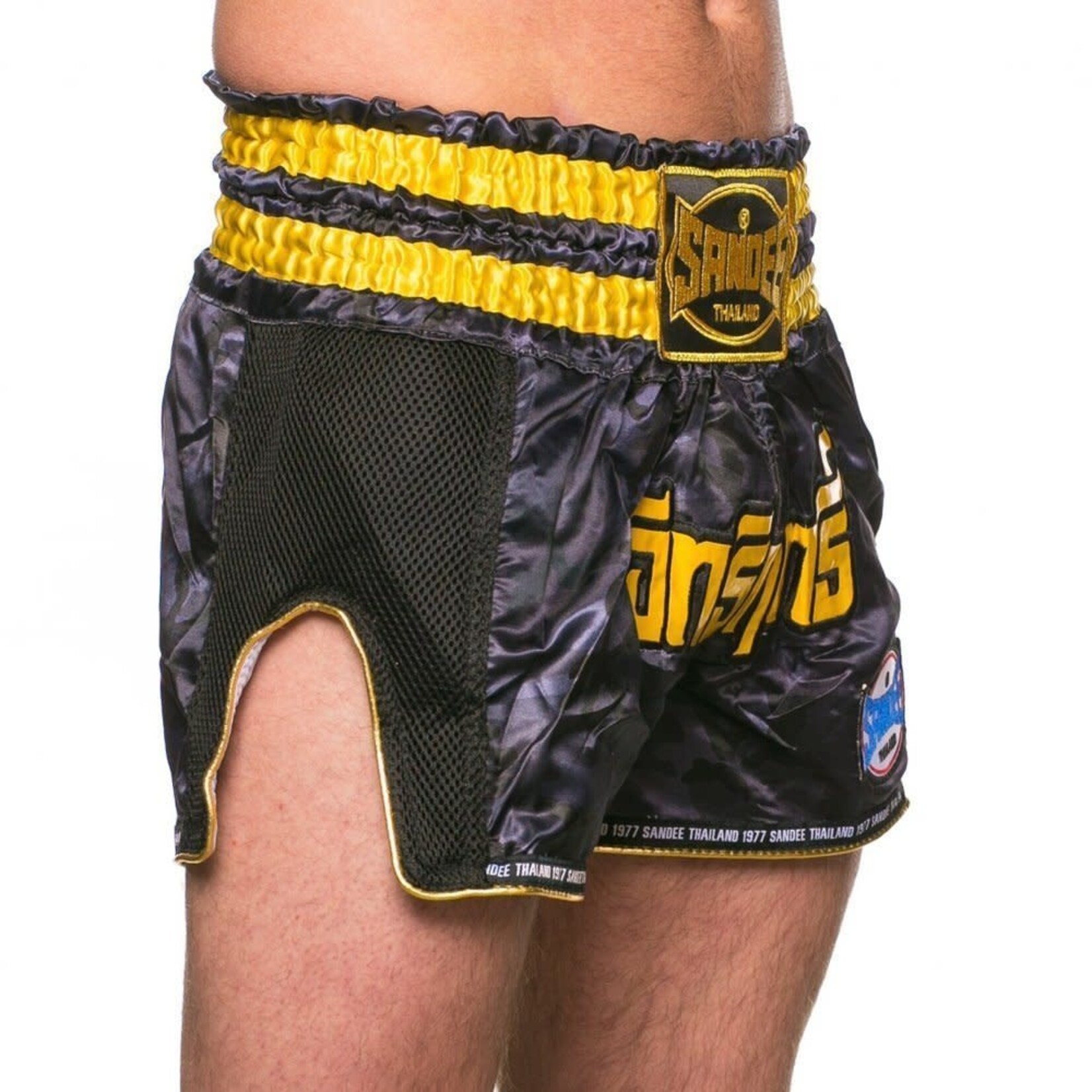 Sandee Sandee Thai Shorts Supernatural Black & Gold