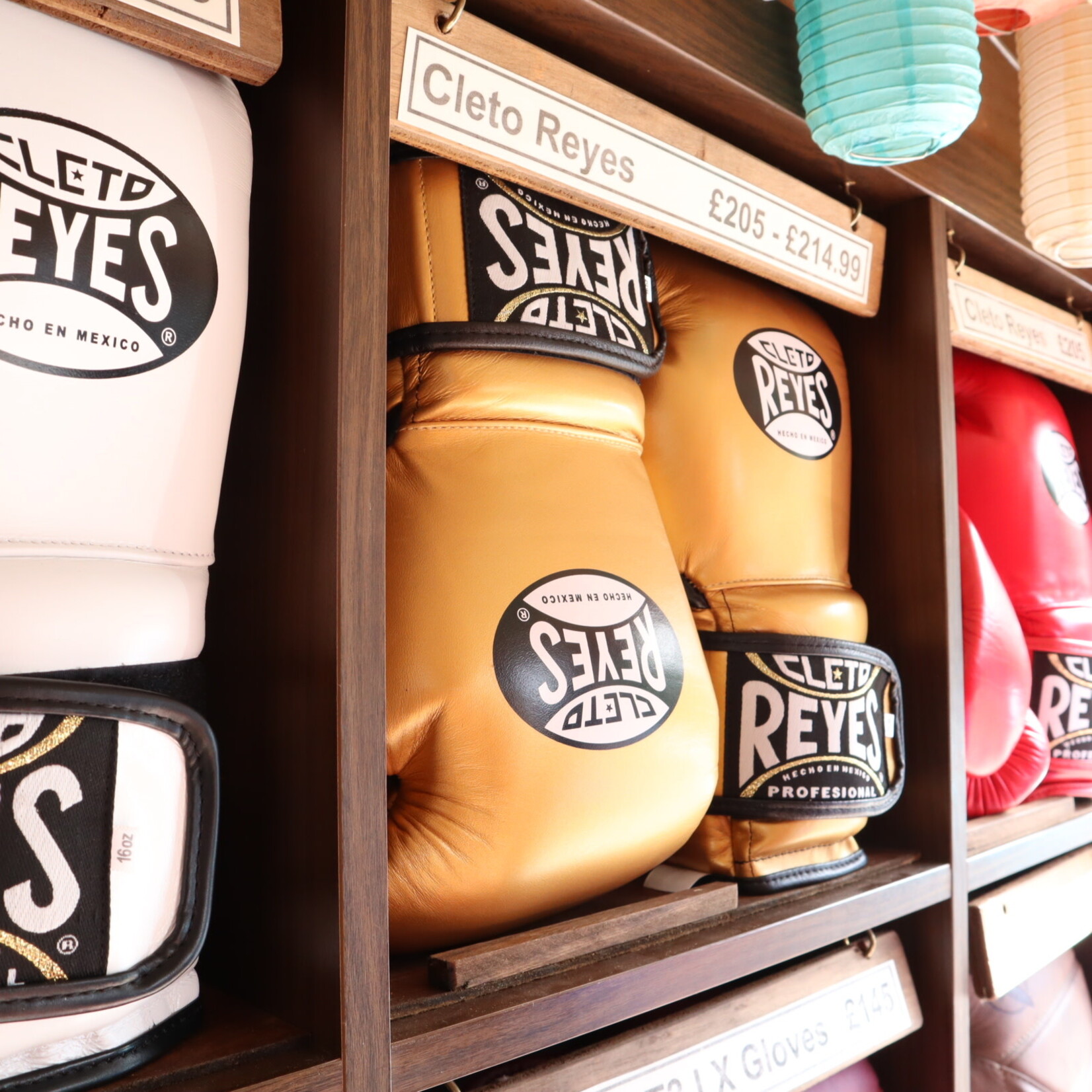 Cleto Reyes Cleto Reyes Boxing Gloves Gold Velcro