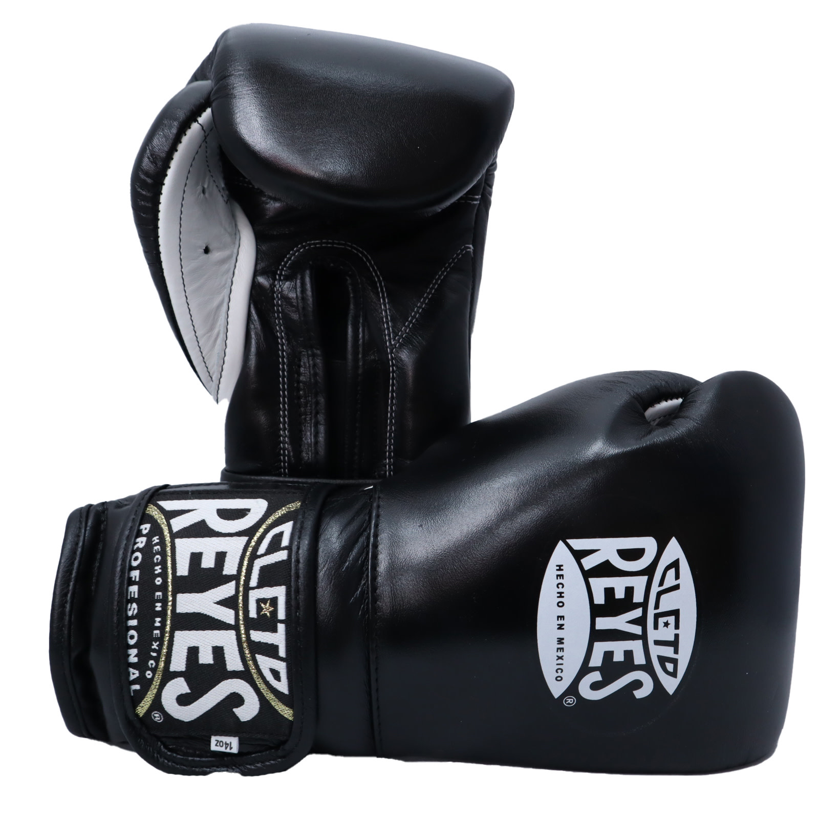 Cleto Reyes Velcro Sparring Boxing Gloves Black 
