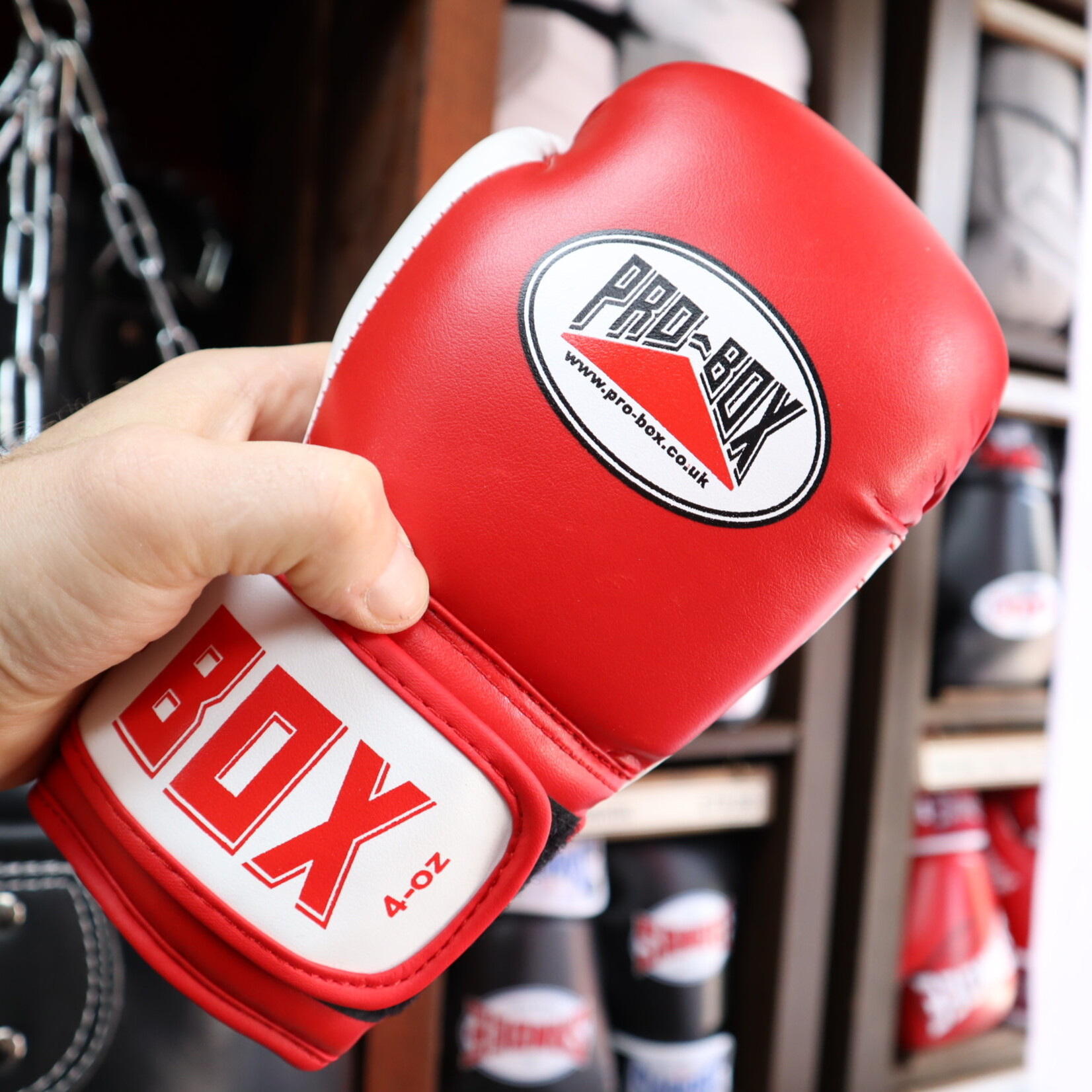 Enso Martial Arts Shop Pro Box Boxing Gloves Kids Red